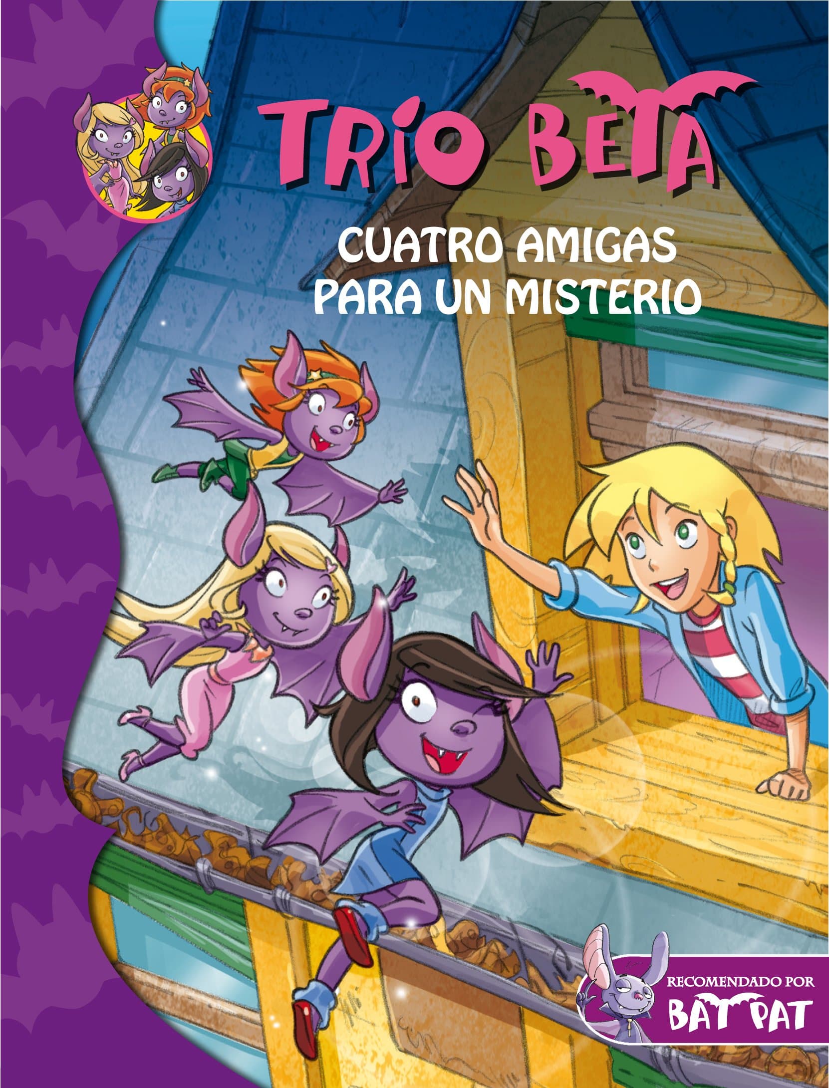 Portada de Cuatro amigas para un misterio (Trío Beta 1) (Jóvenes lectores)