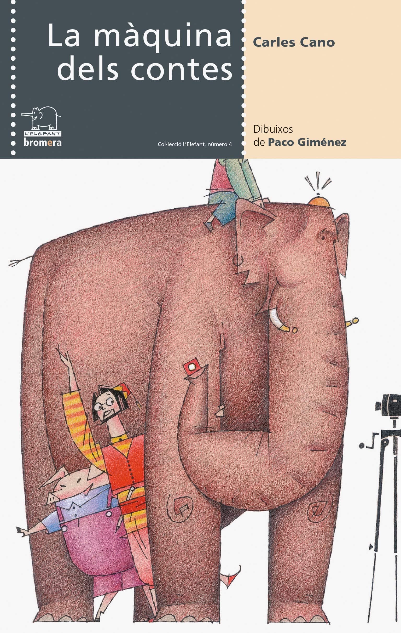 Portada de La màquina dels contes: 4 (L'Elefant)