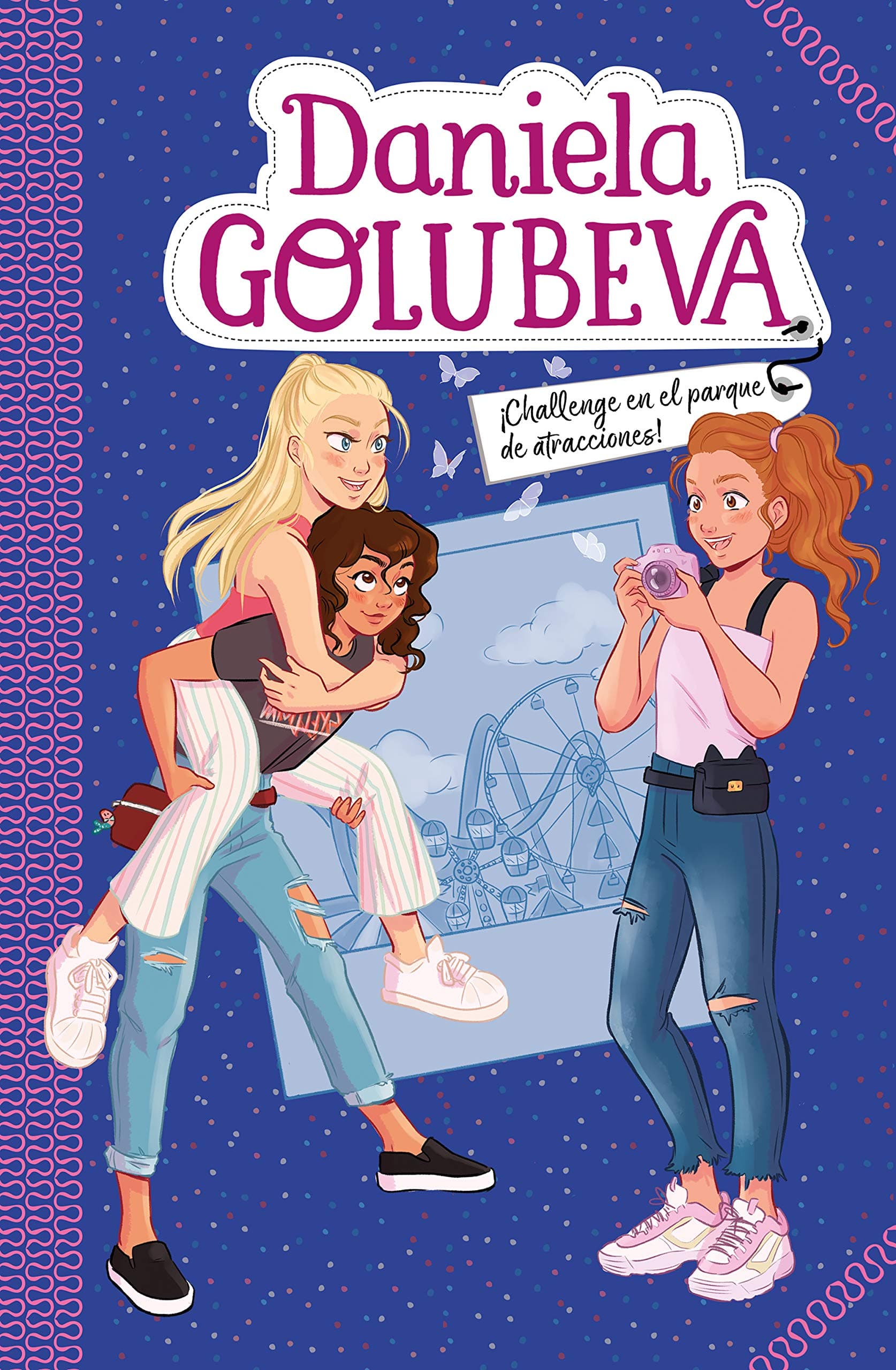 Portada de Challenge en el parque de atracciones (Golubeva sisters 3) (Lo más viral)