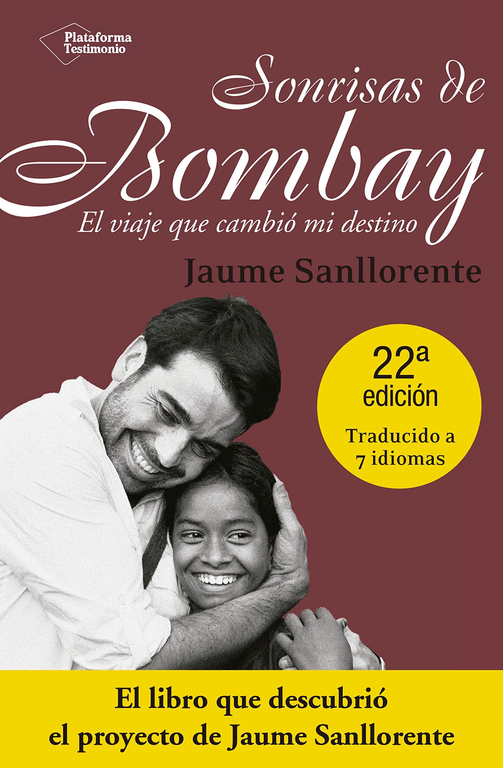 Portada de Sonrisas De Bombay. El Viaje Que Cambió Mi Destino (Testimonio (plataforma))