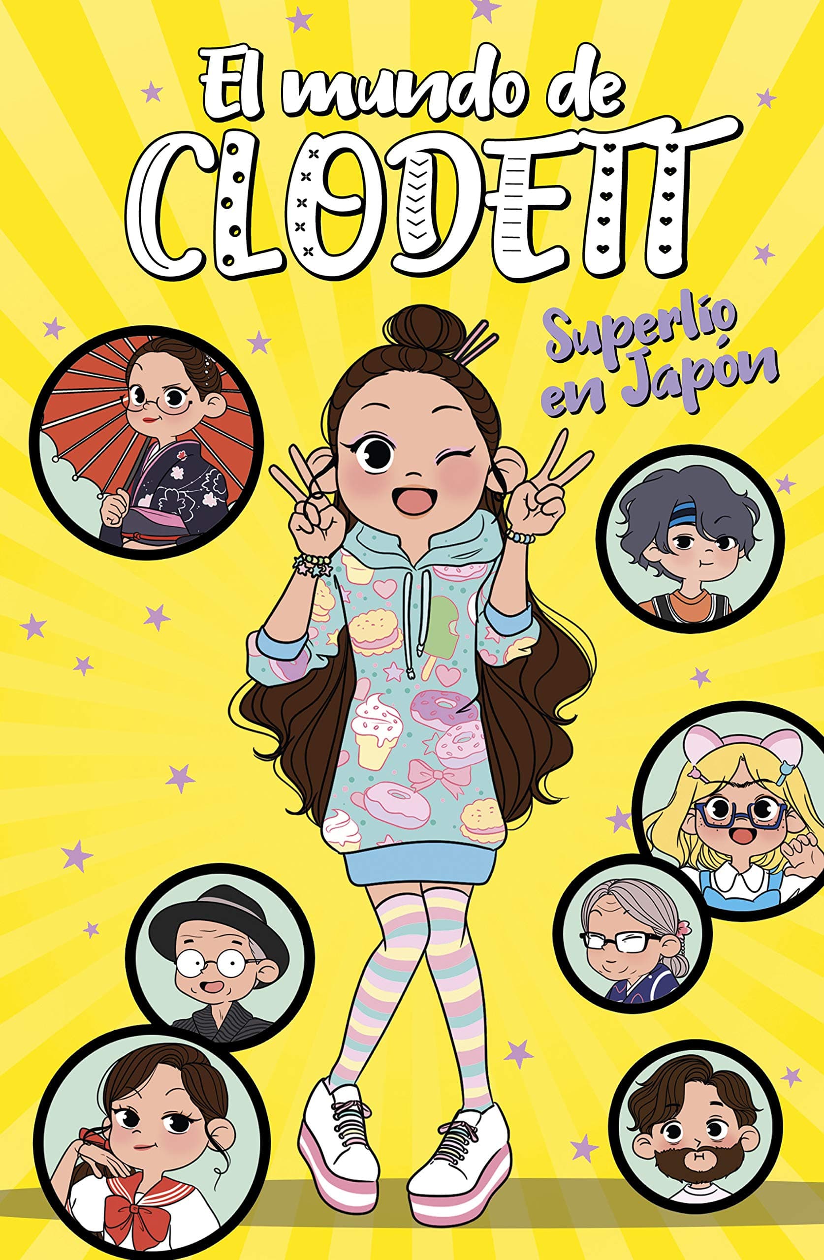Portada de Superlío en Japón (El mundo de Clodett 5) (Jóvenes lectores)