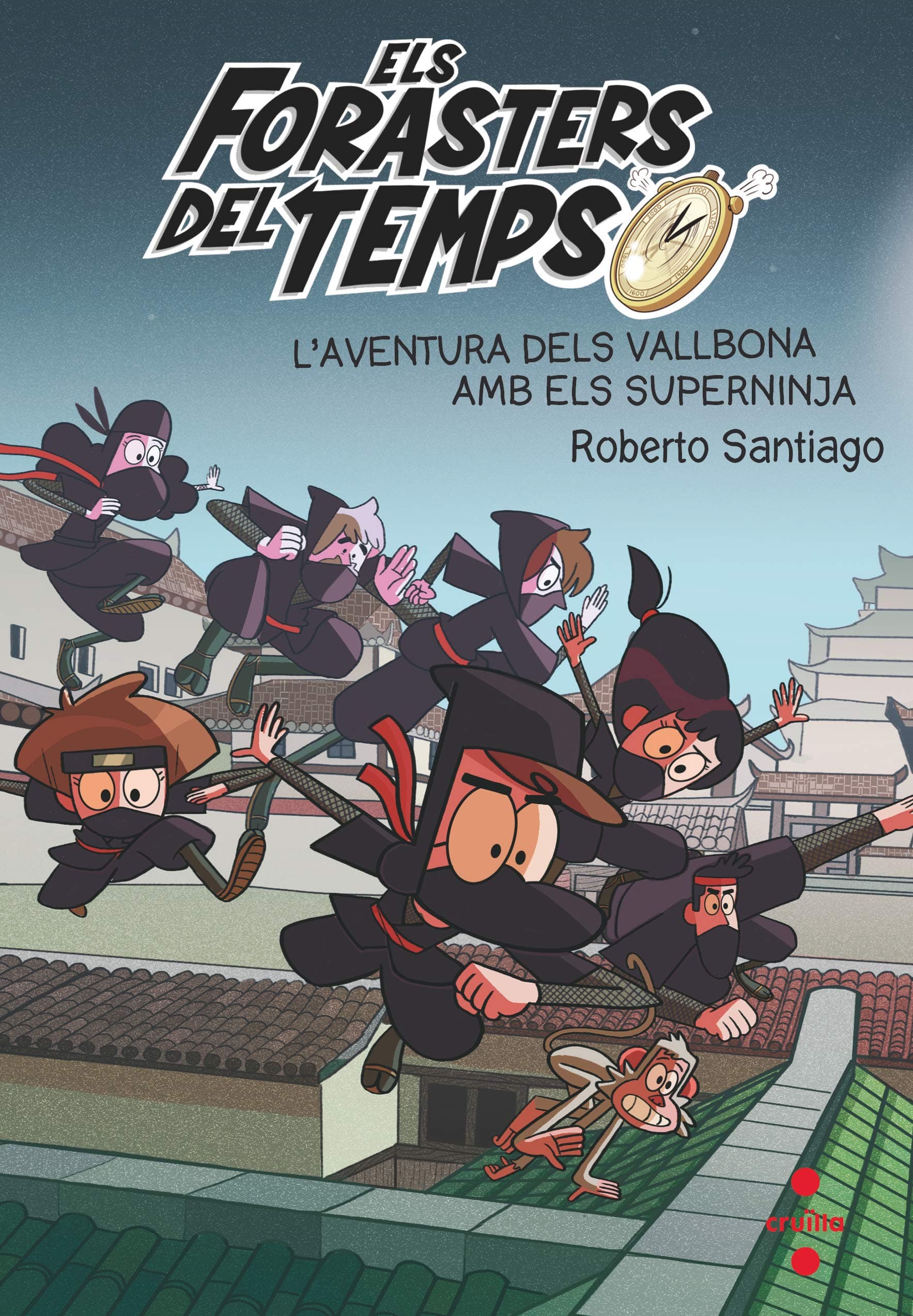 Portada de Els Forasters del temps 10: L'aventura dels Vallbona amb els Superninja
