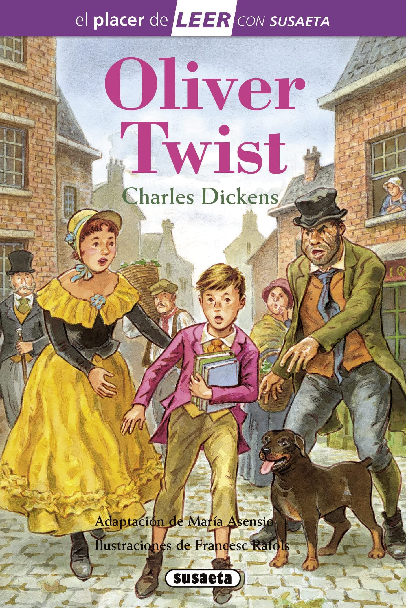 Portada de Oliver Twist (El placer de LEER con Susaeta - nivel 4)