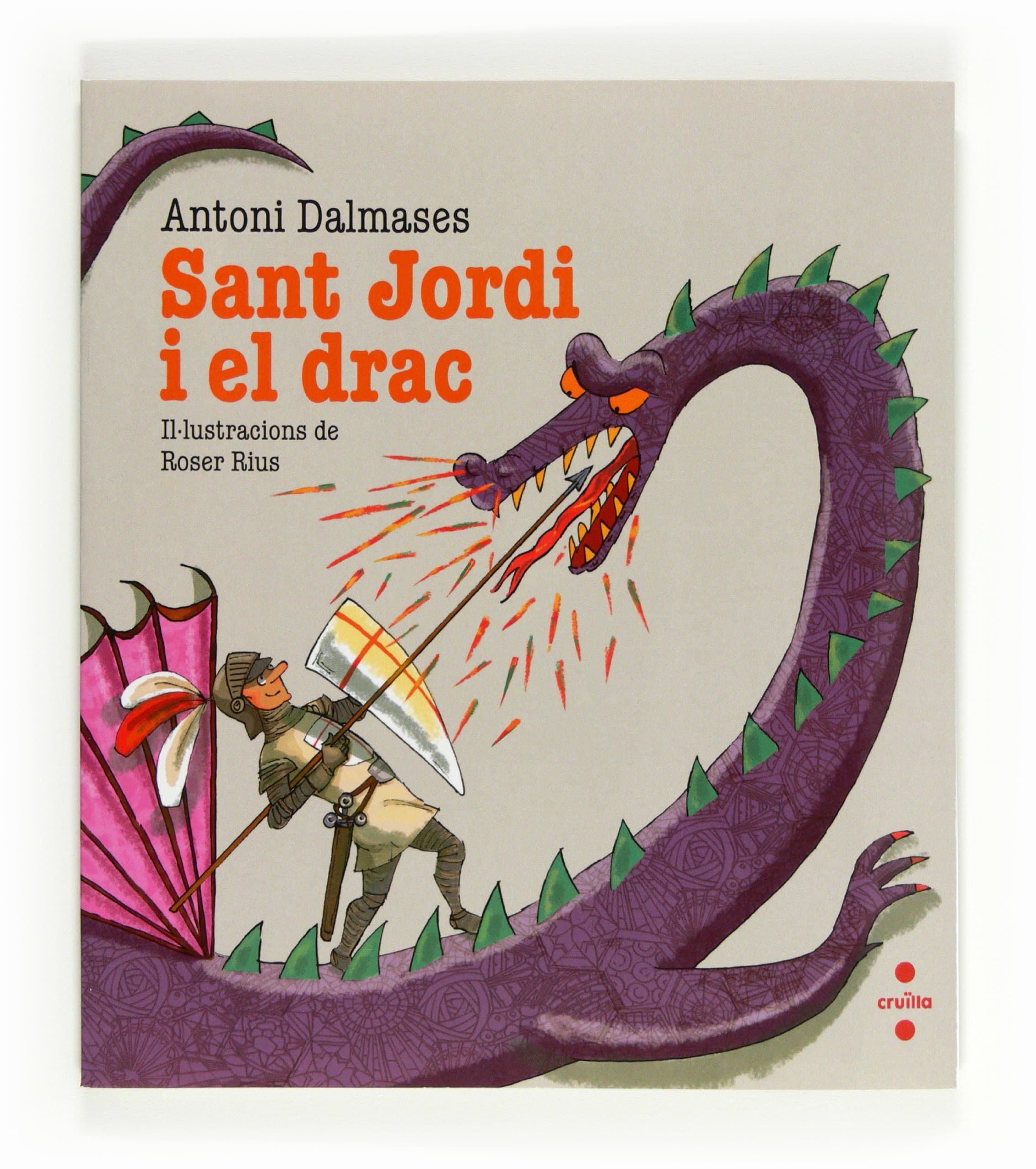 Portada de Sant Jordi i el drac (Tradicions en rodolins)