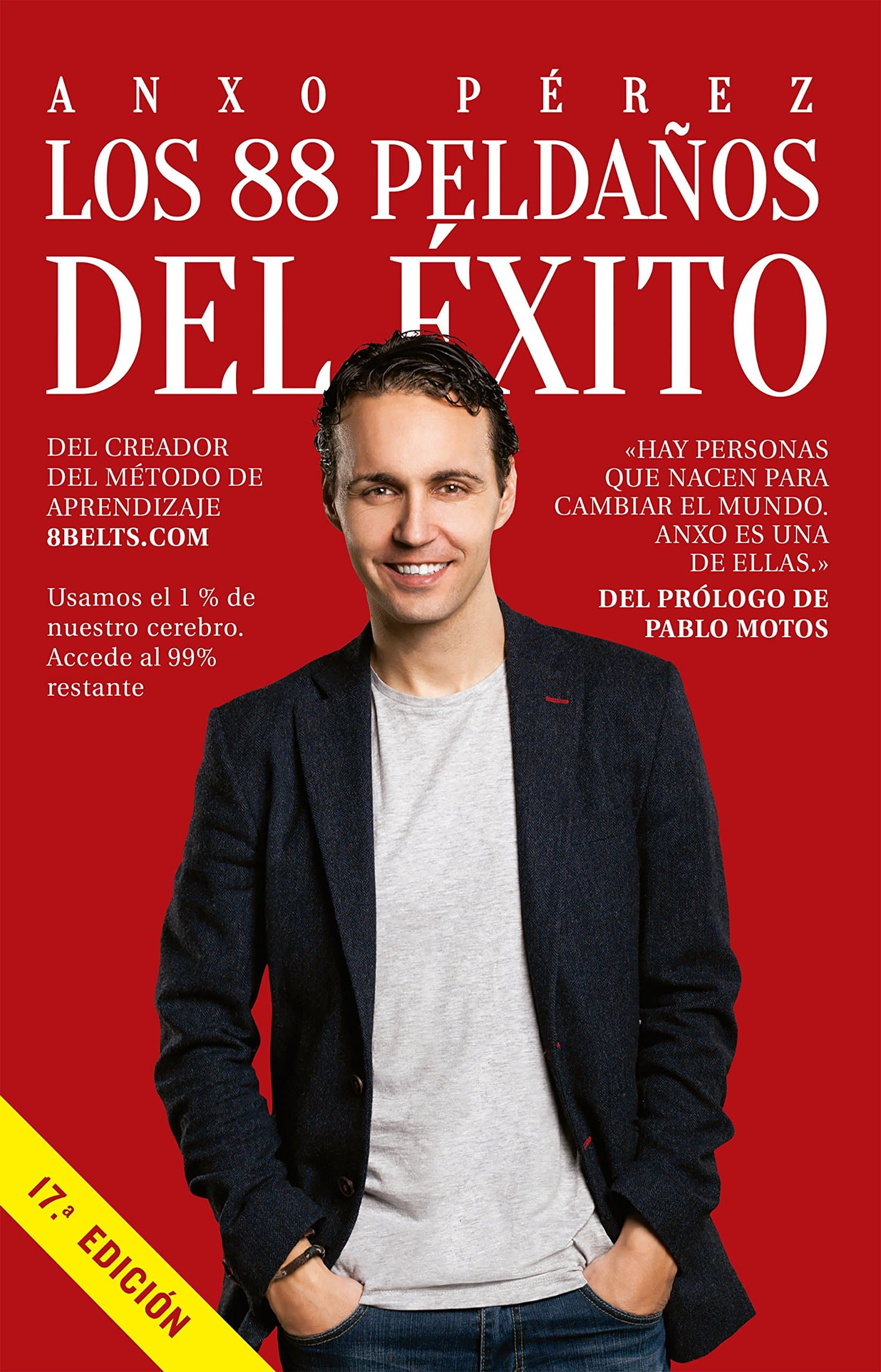 Portada de Los 88 Peldaños del Éxito: Usamos el 1% de nuestro cerebro. Accede al 99% restante (Alienta)
