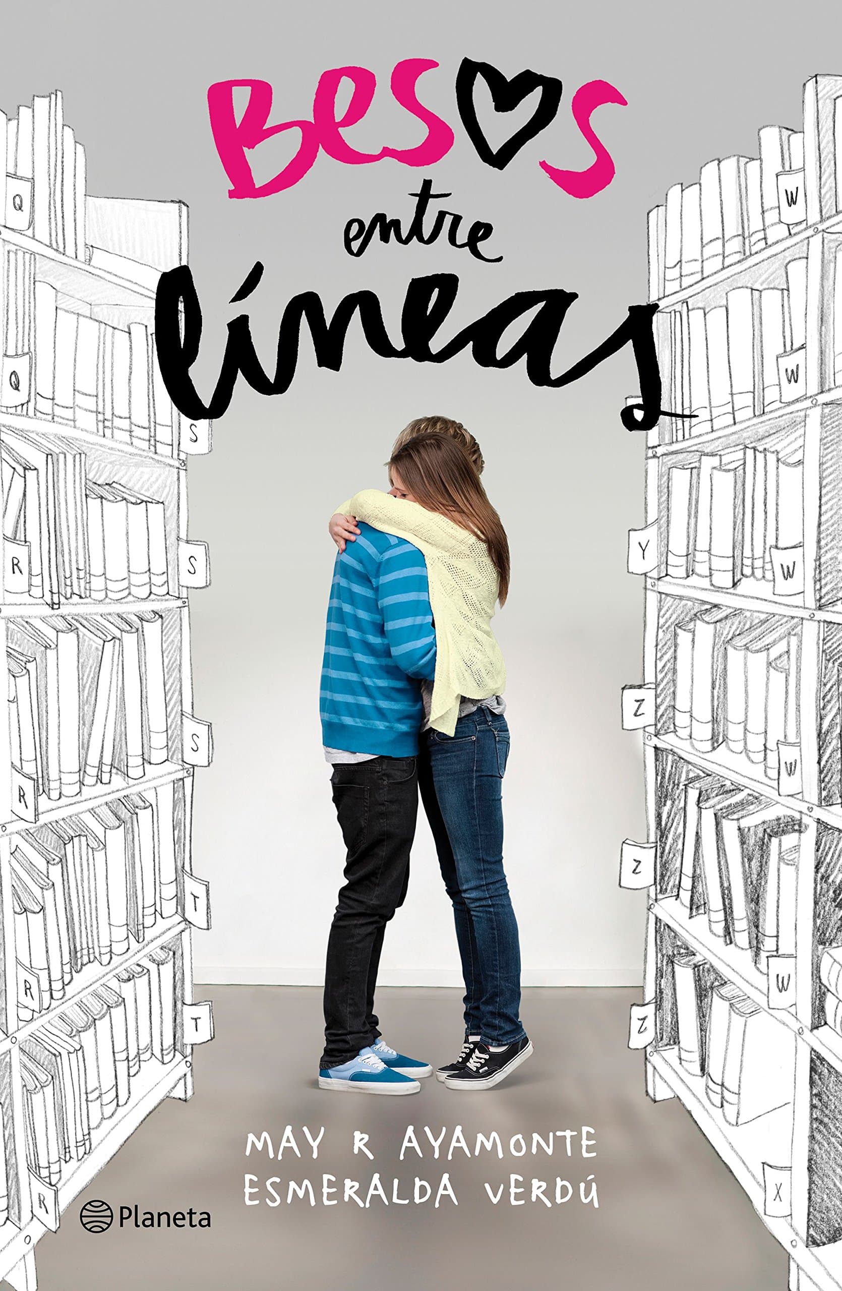 Portada de Besos entre líneas (Planeta)