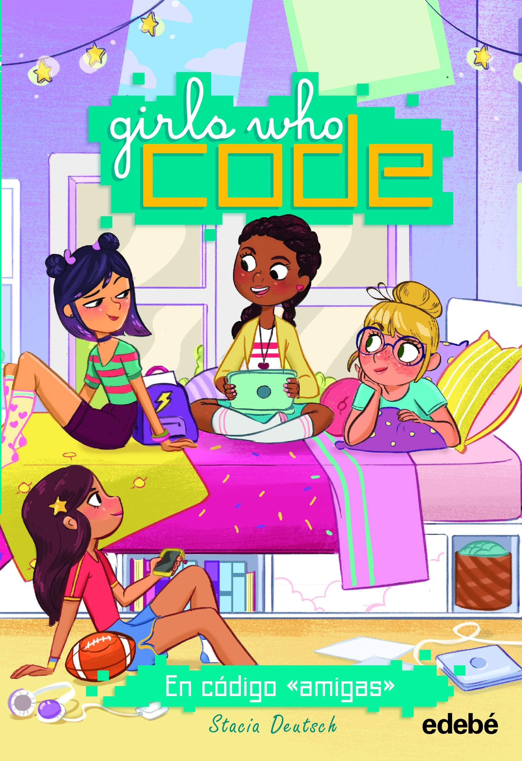 Portada de en código «Amigas», n.º 1 (GIRLS WHO CODE)