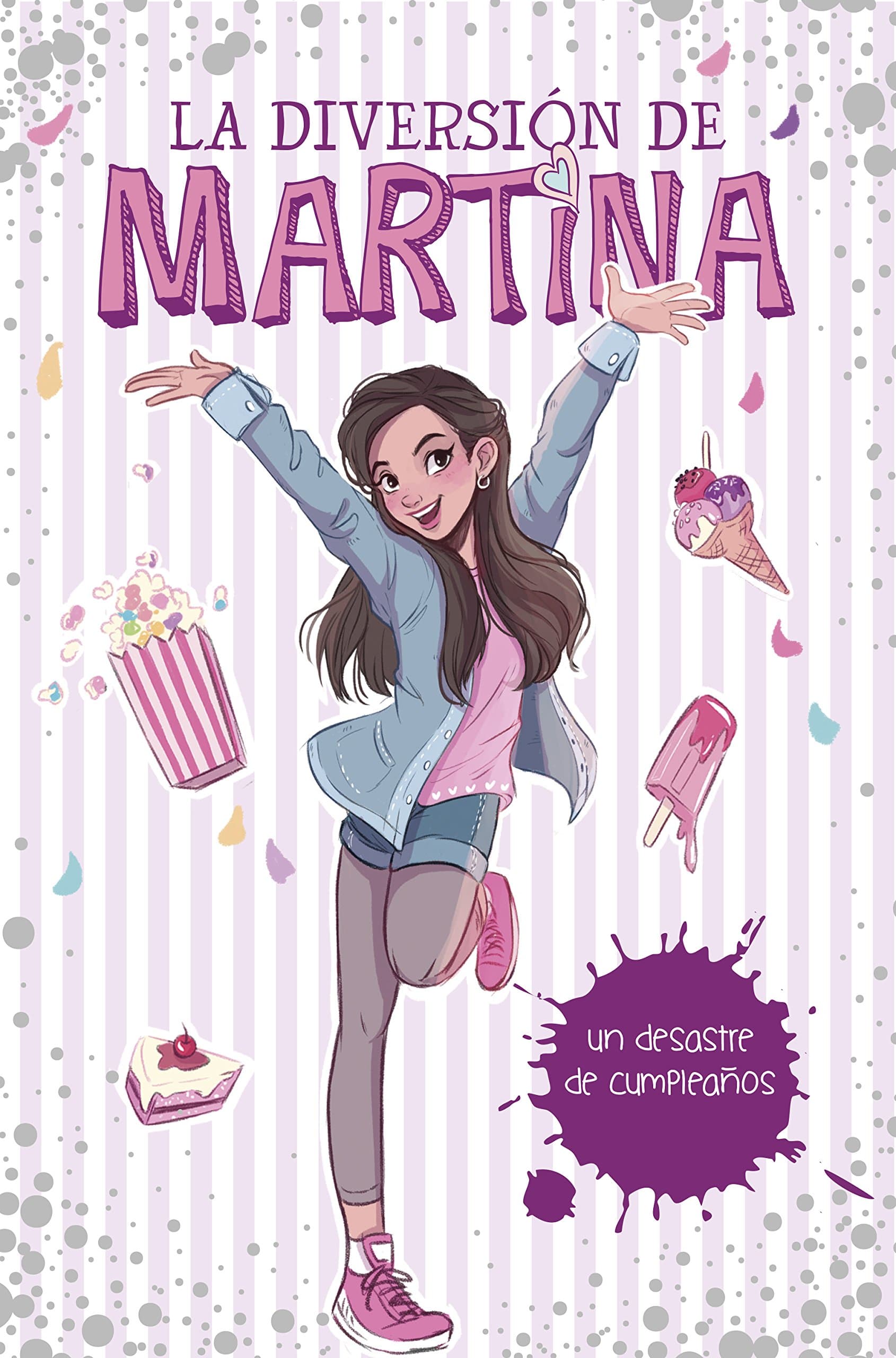 Portada de La diversión de Martina 1 - Un desastre de cumpleaños (Jóvenes lectores)