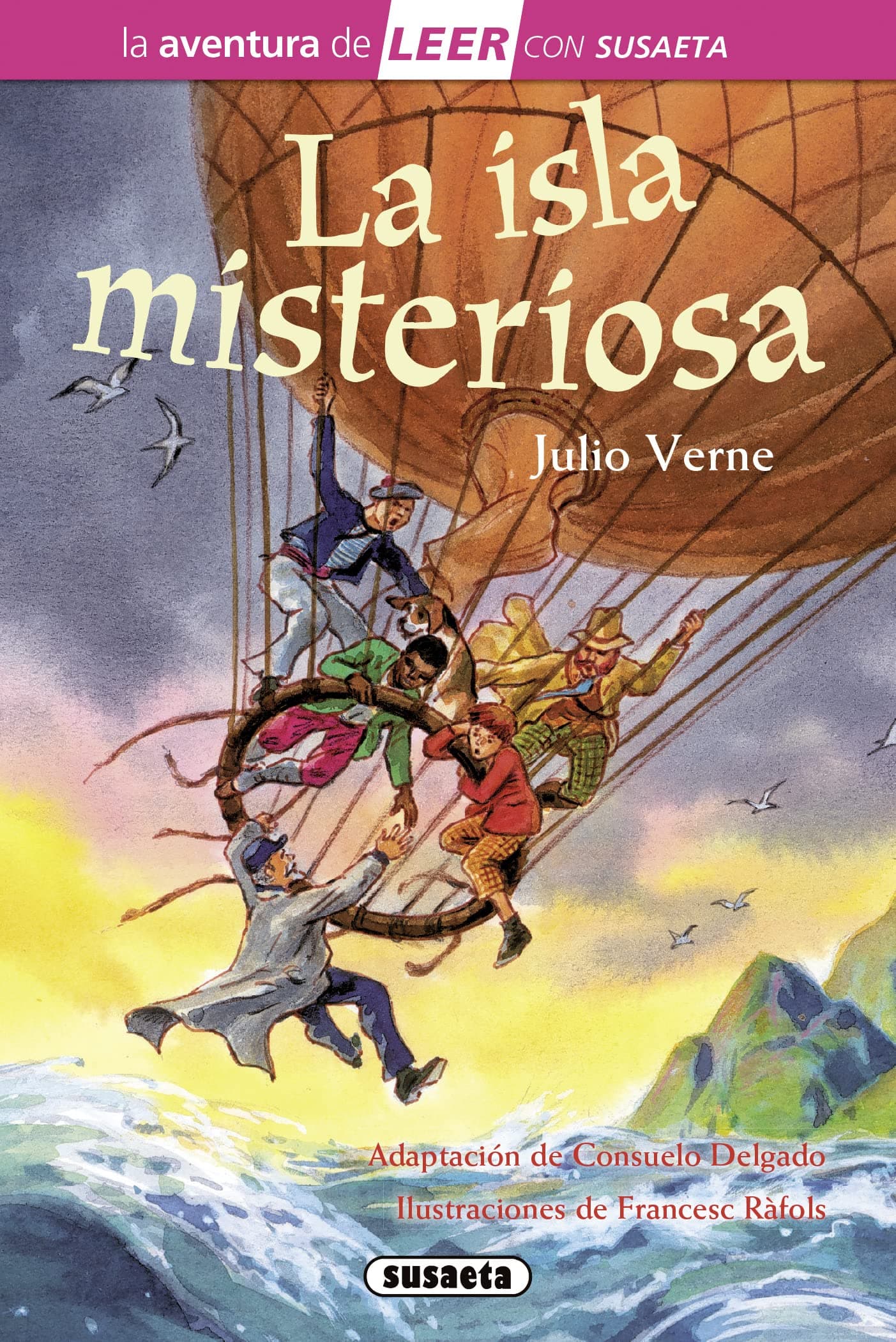 Portada de Susaeta - La isla misteriosa (La aventura de LEER con Susaeta - nivel 3)
