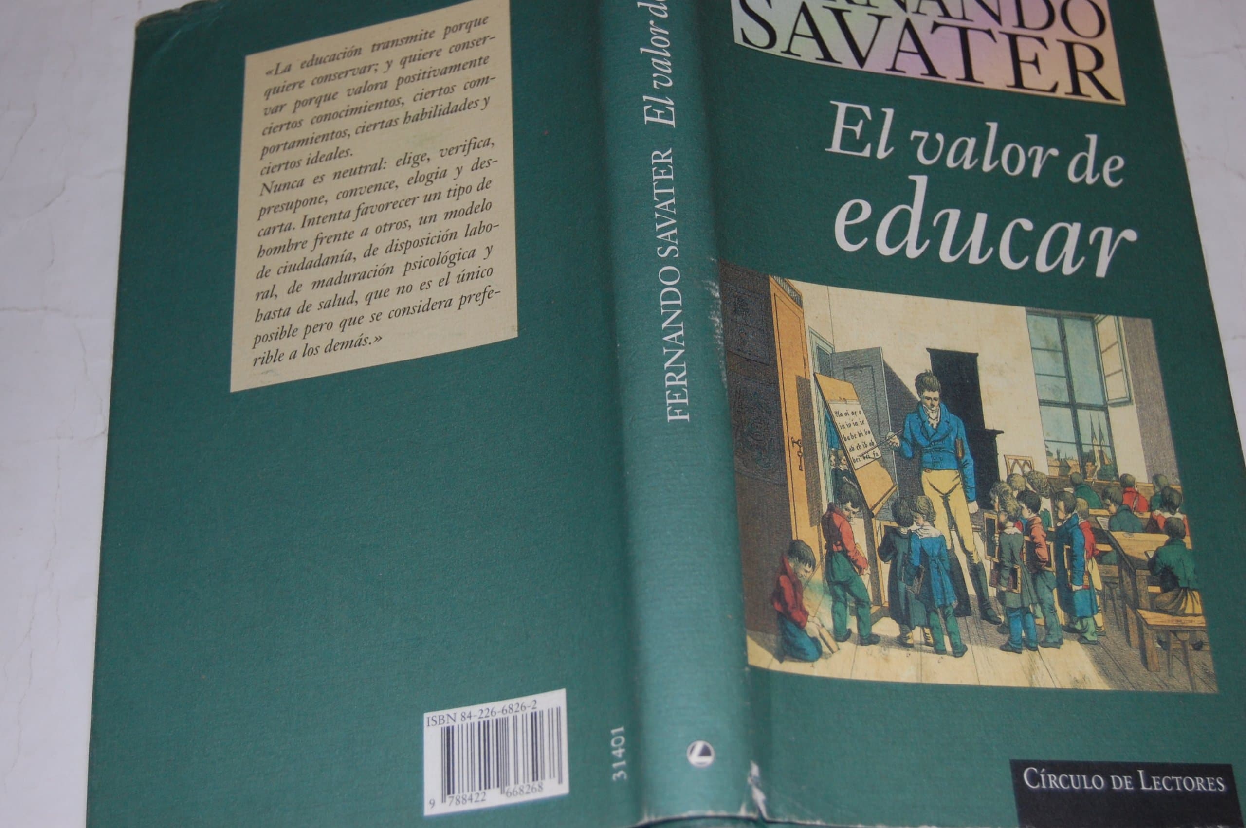 Portada de El valor de educar.