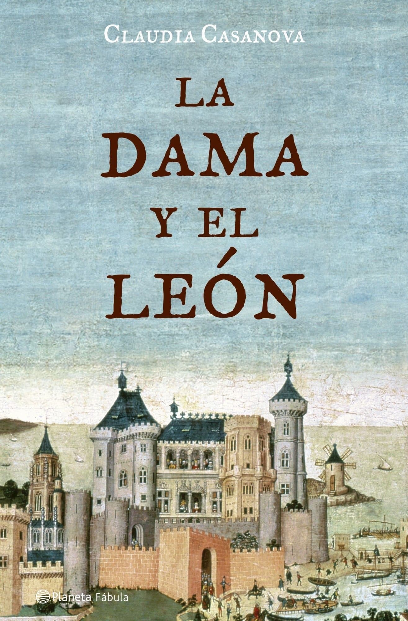 Portada de La dama y el león (Planeta Fábula)