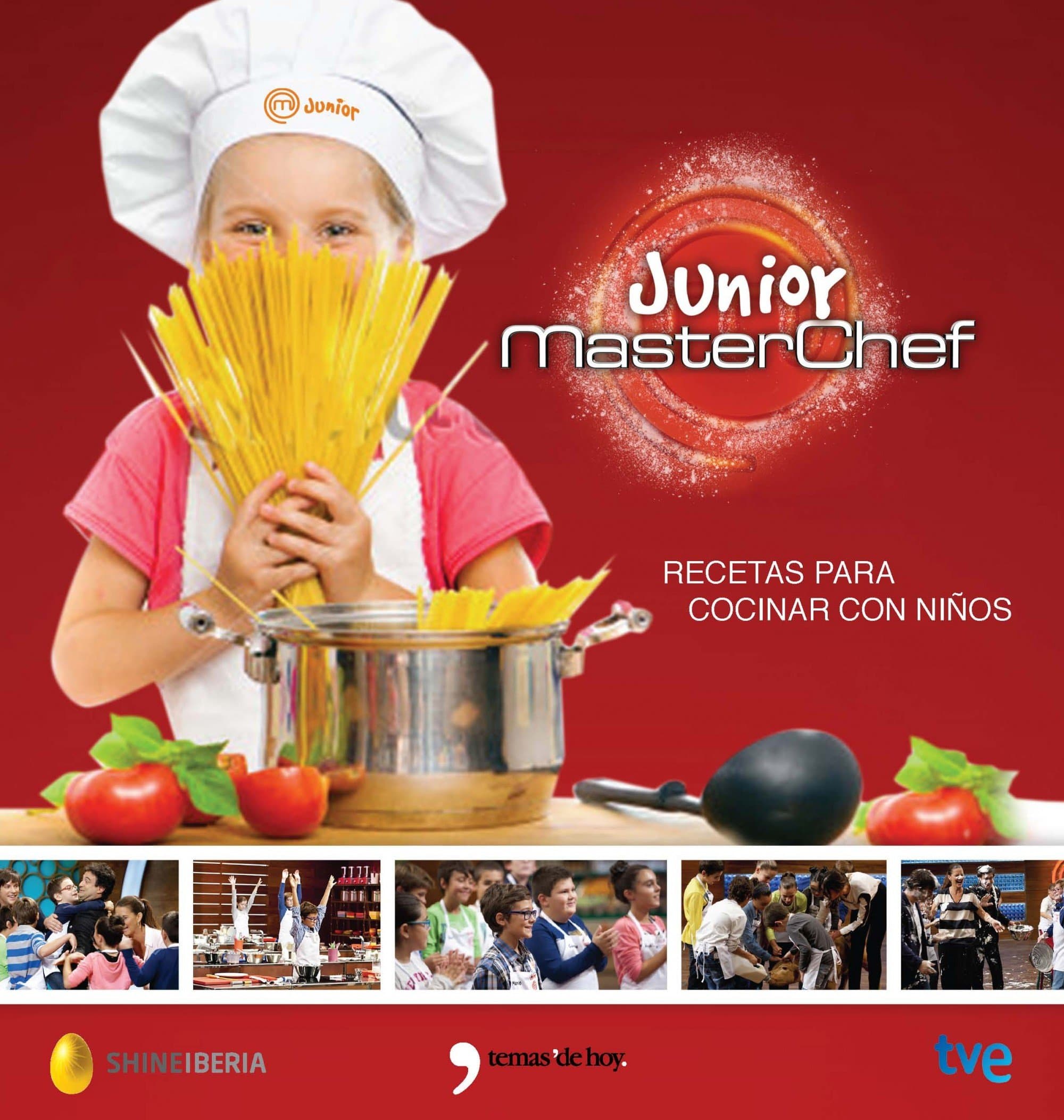 Portada de MasterChef Junior: Recetas para cocinar con niños (Espasa Gastronomía)