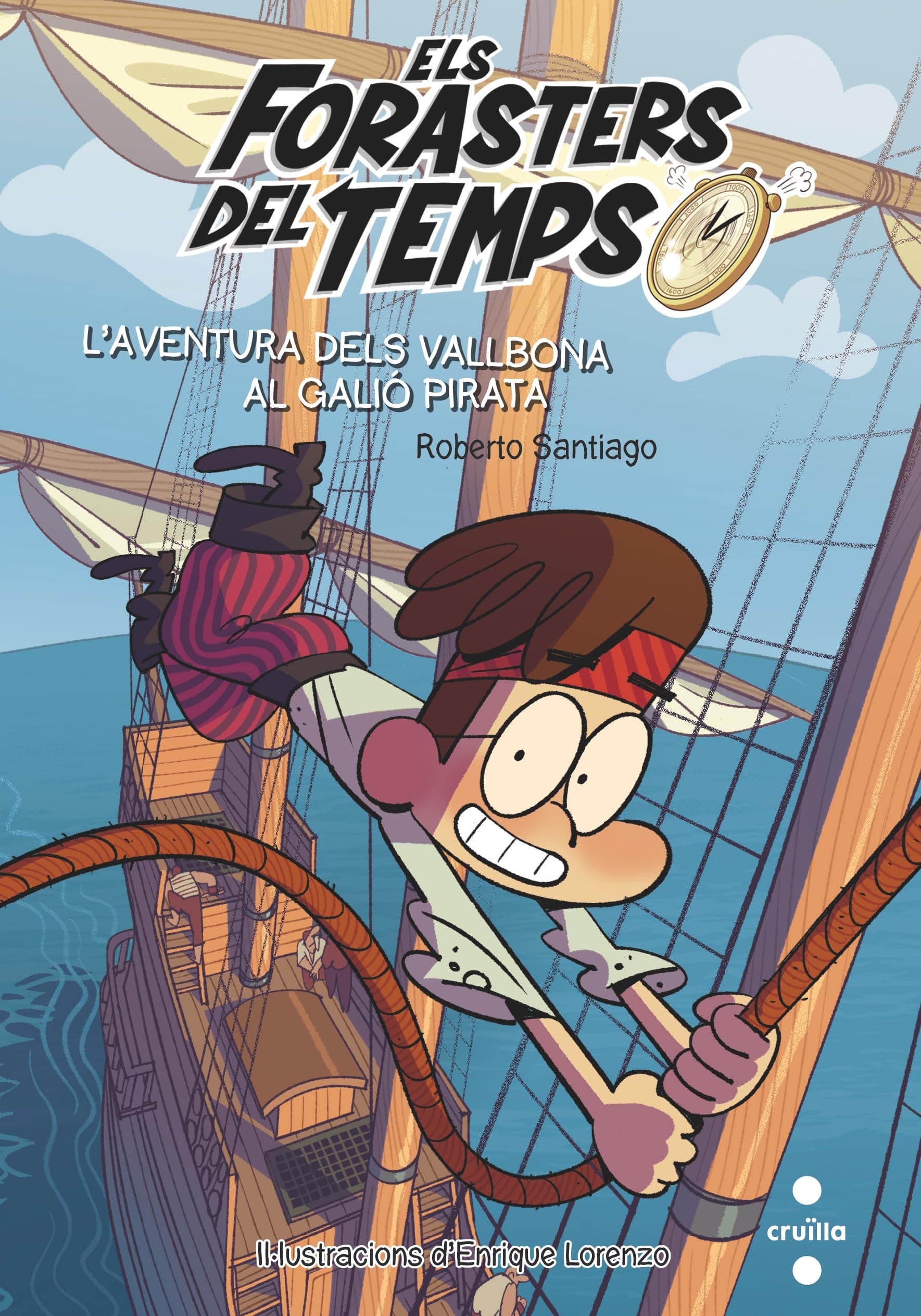 Portada de Els Forasters del temps 4: L'aventura dels Vallbona al galió pirata