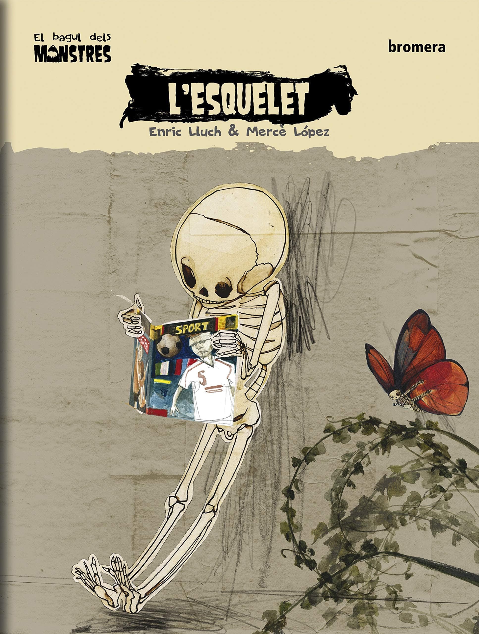 Portada de L'esquelet: 8 (El bagul dels monstres)