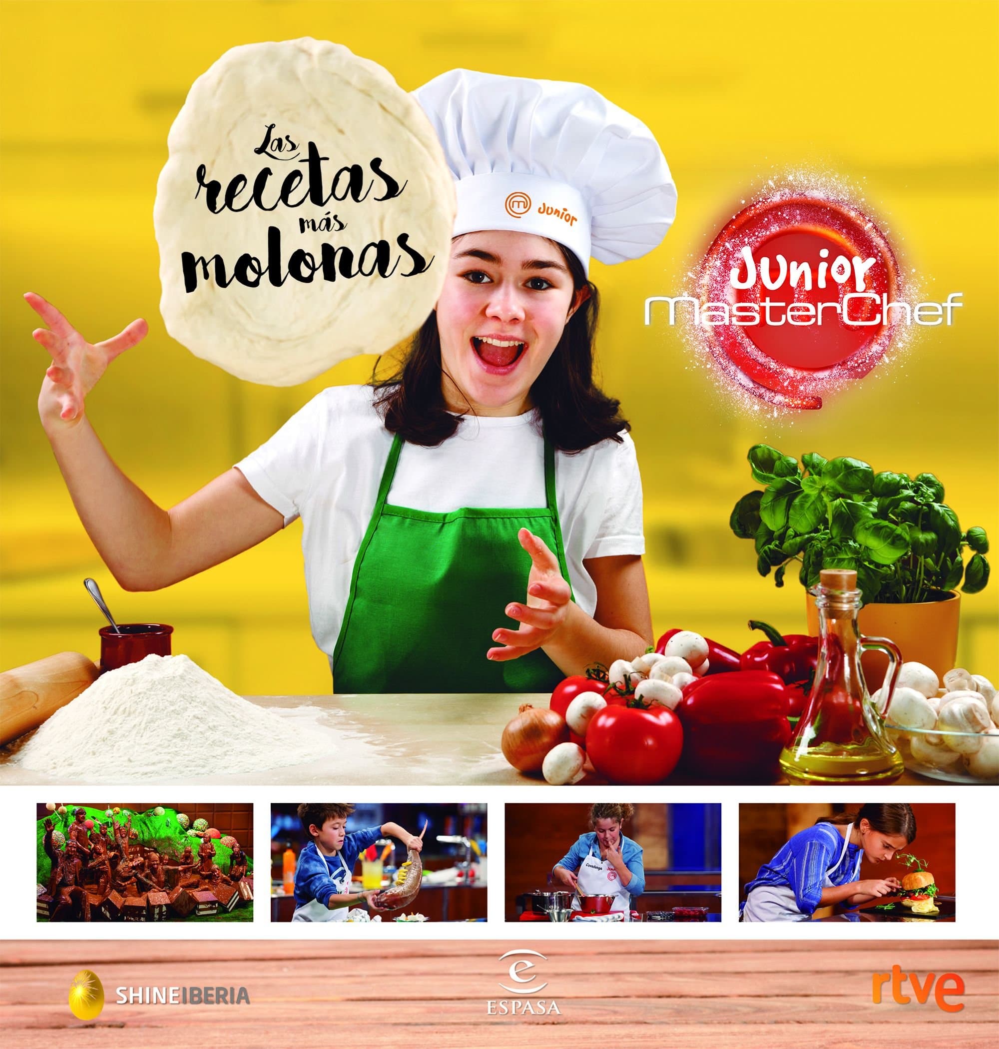 Portada de Las recetas más molonas de Masterchef Junior (Espasa Gastronomía)