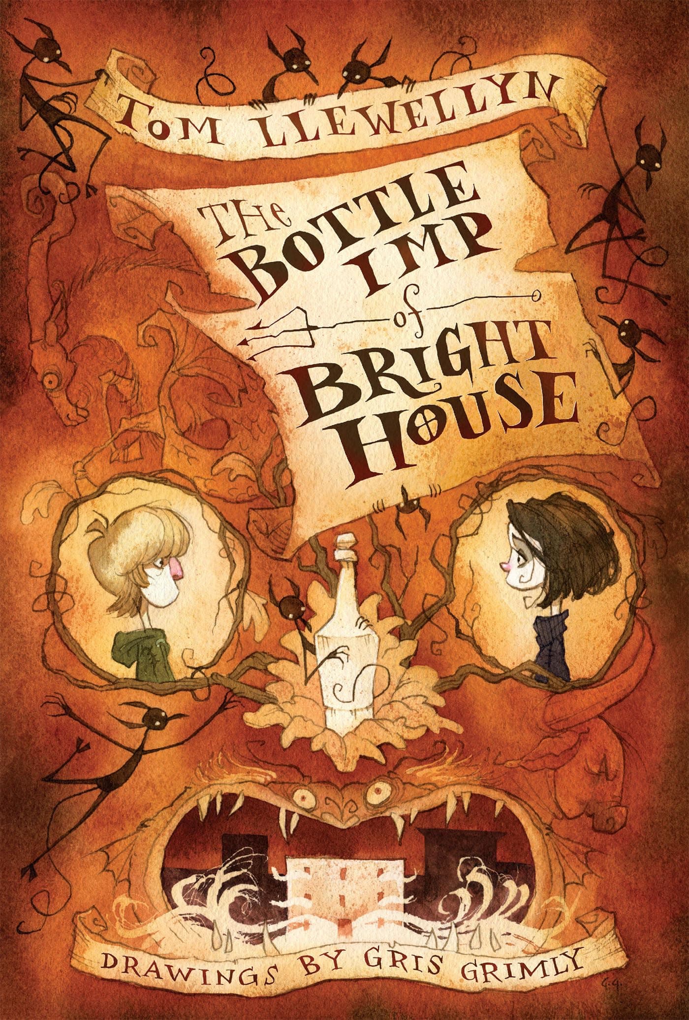 Portada de The Bottle Imp of Bright House