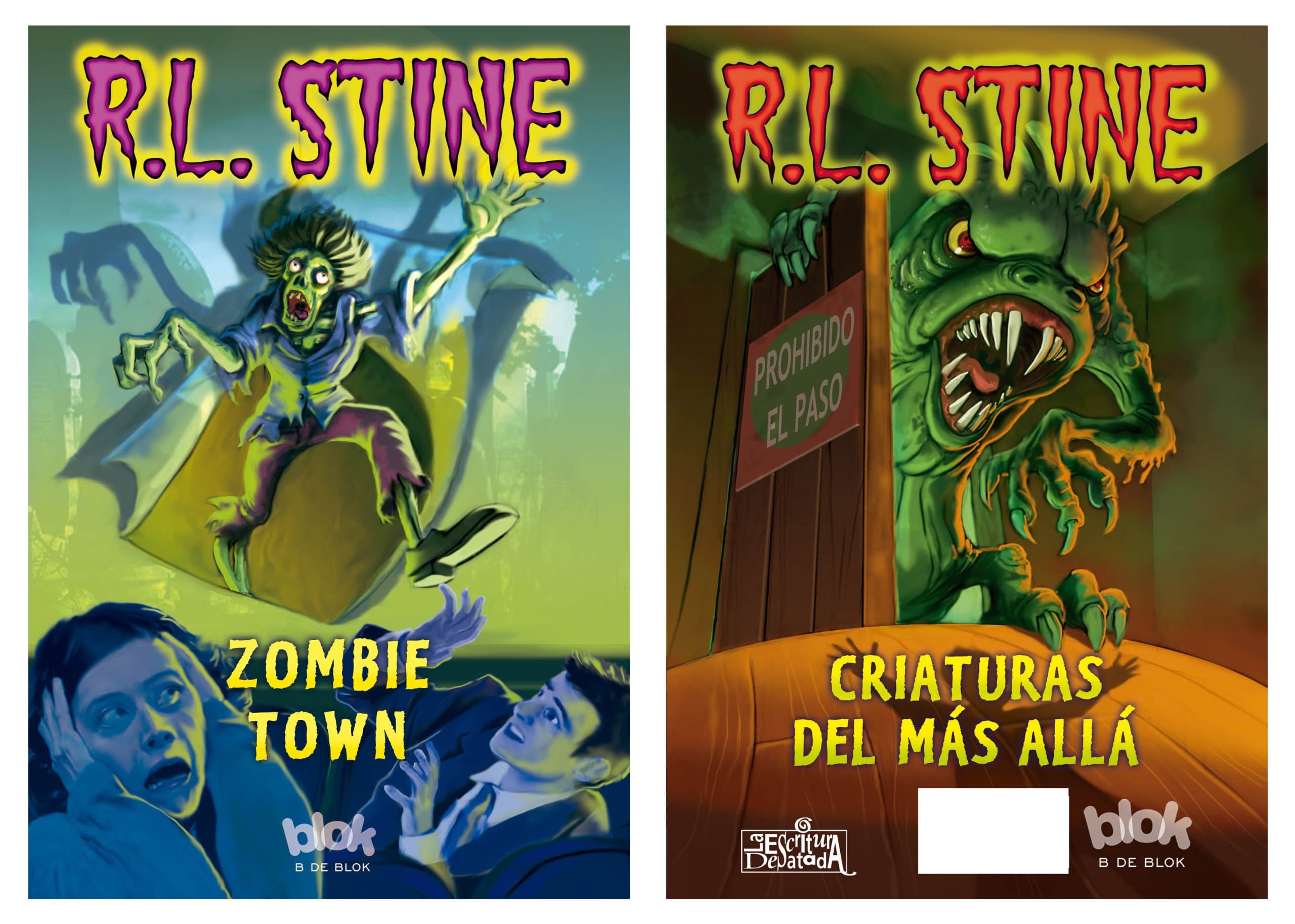 Portada de Zombie Town + Criaturas del más allá (Escritura desatada) [Idioma Inglés]