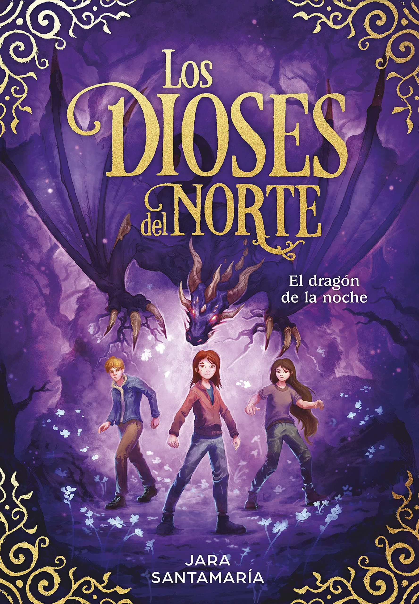 Portada de El dragón de la noche (Los dioses del norte 4) (Aventuras y fantasía)
