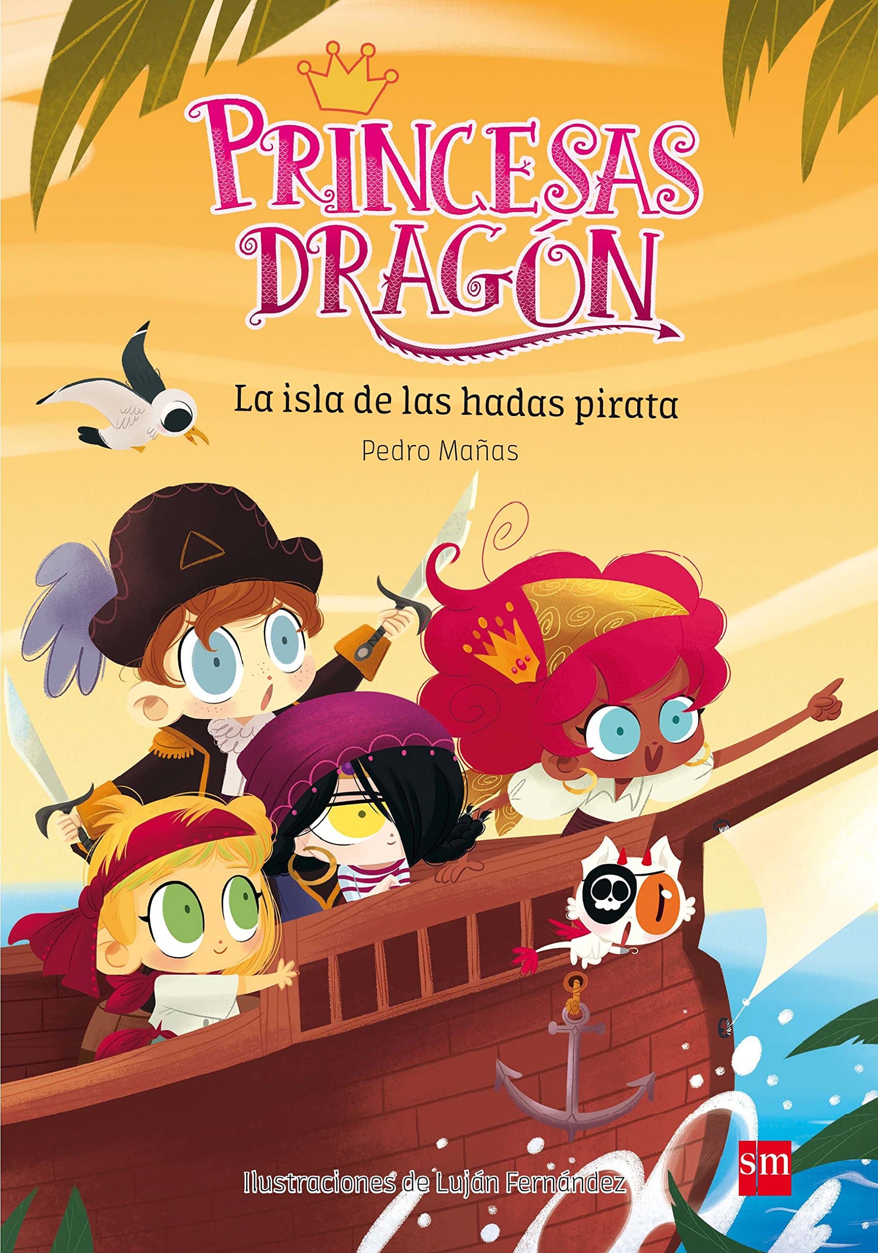 Portada de Princesas Dragón 4: La isla de las hadas pirata