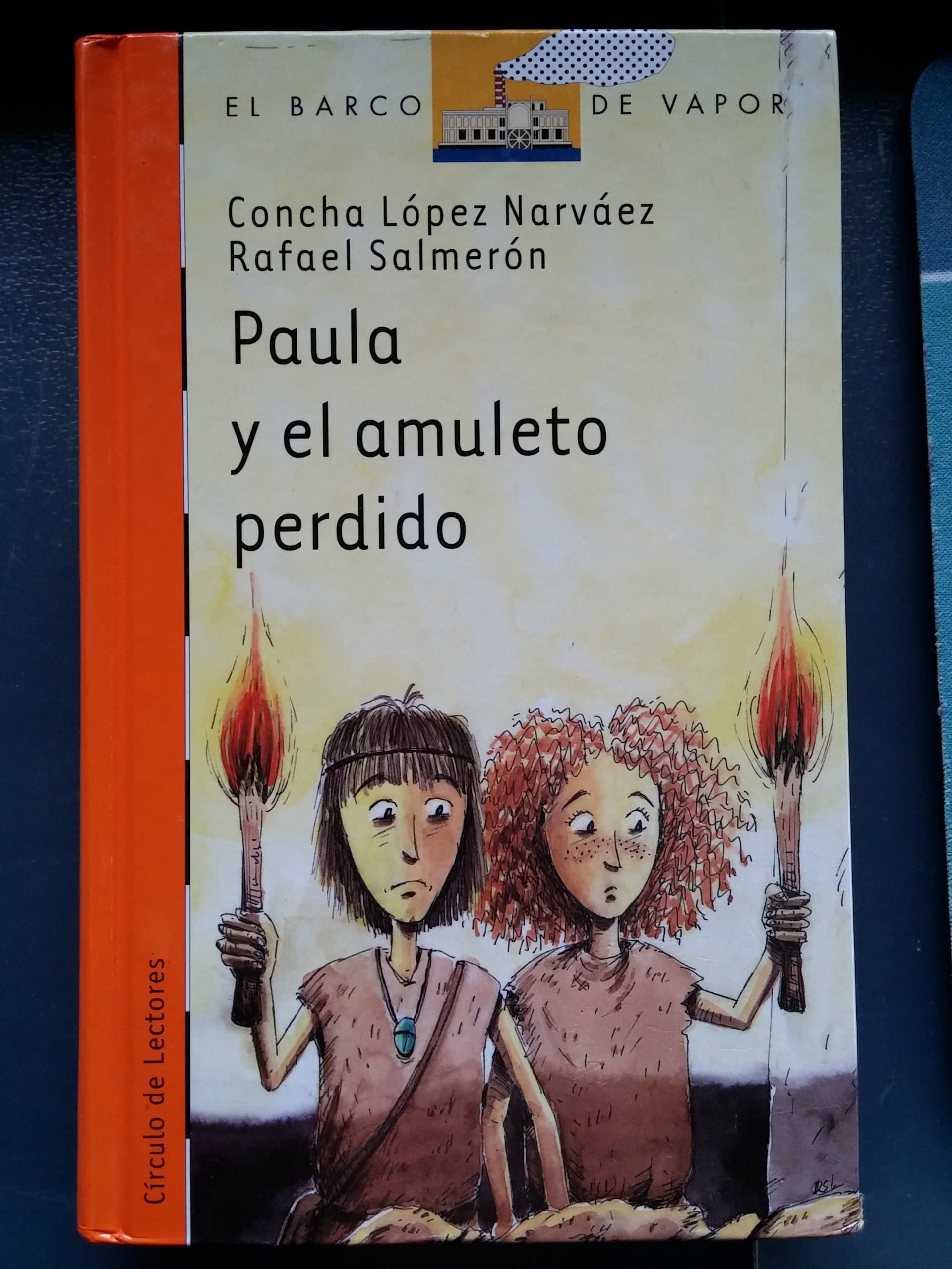 Portada de Paula y el amuleto perdido: 154 (El Barco de Vapor Naranja)
