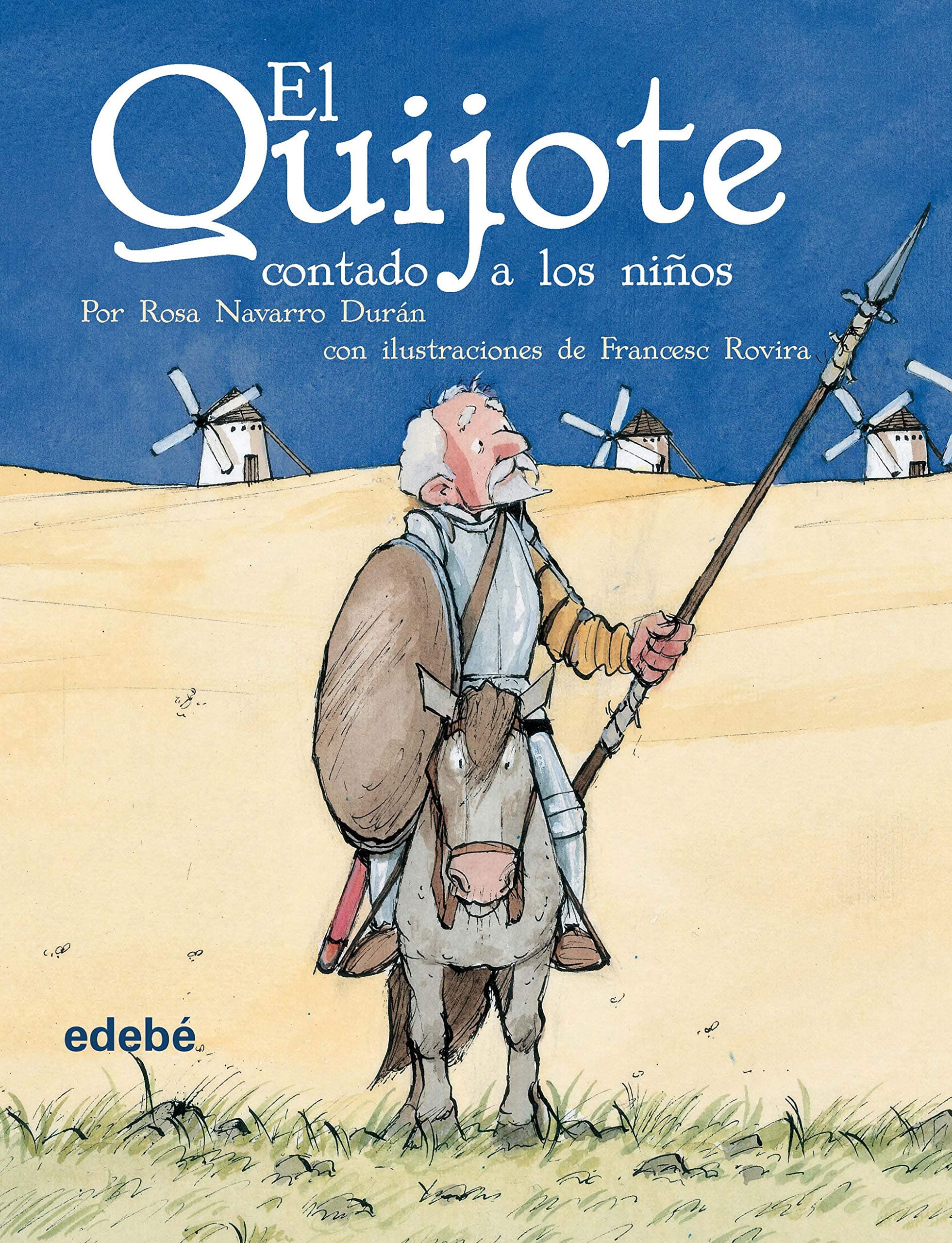 Portada de EL QUIJOTE CONTADO A LOS NIÑOS (CLÁSICOS CONTADOS A LOS NIÑOS)