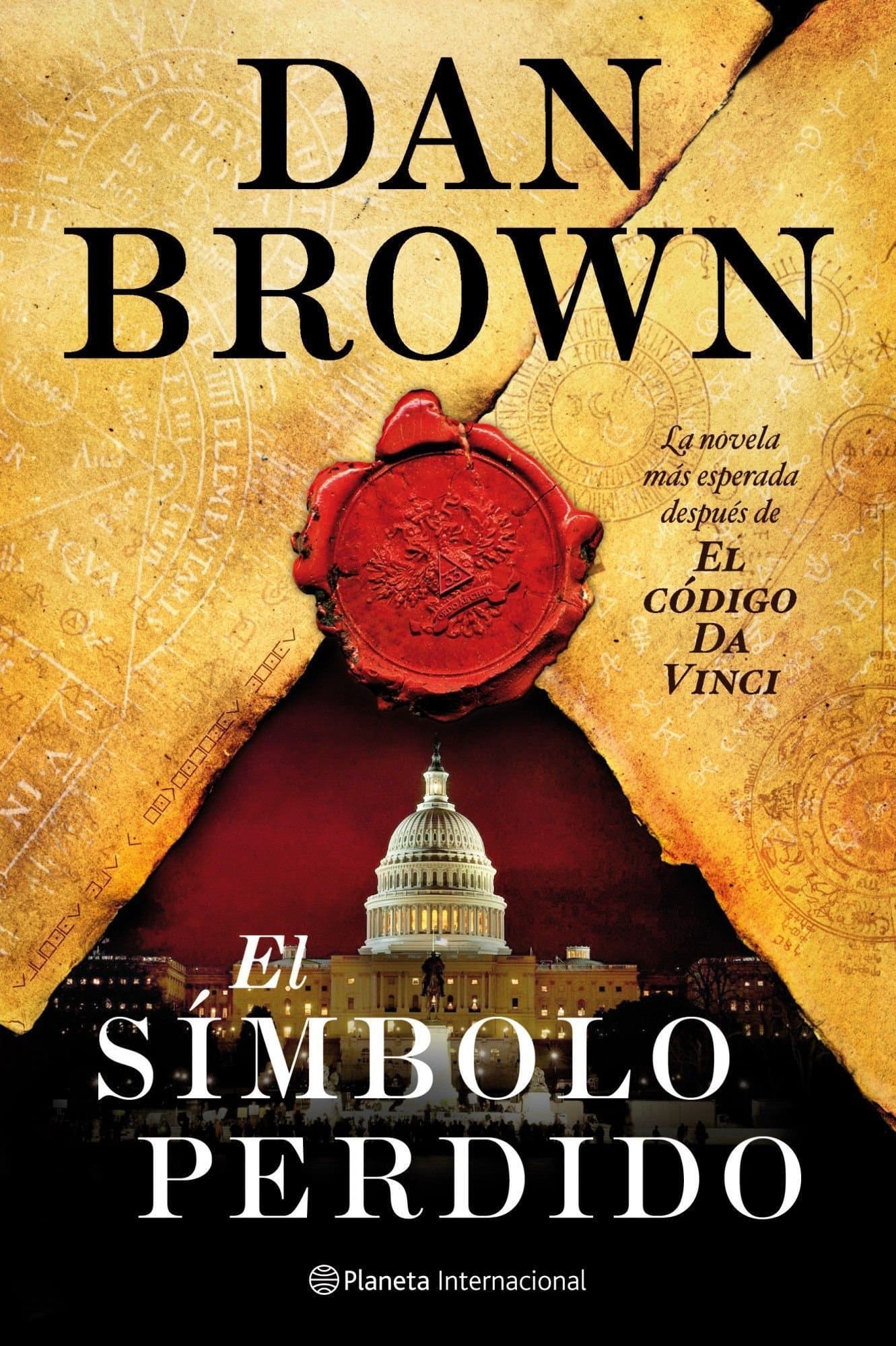 Portada de El símbolo perdido (Planeta Internacional)
