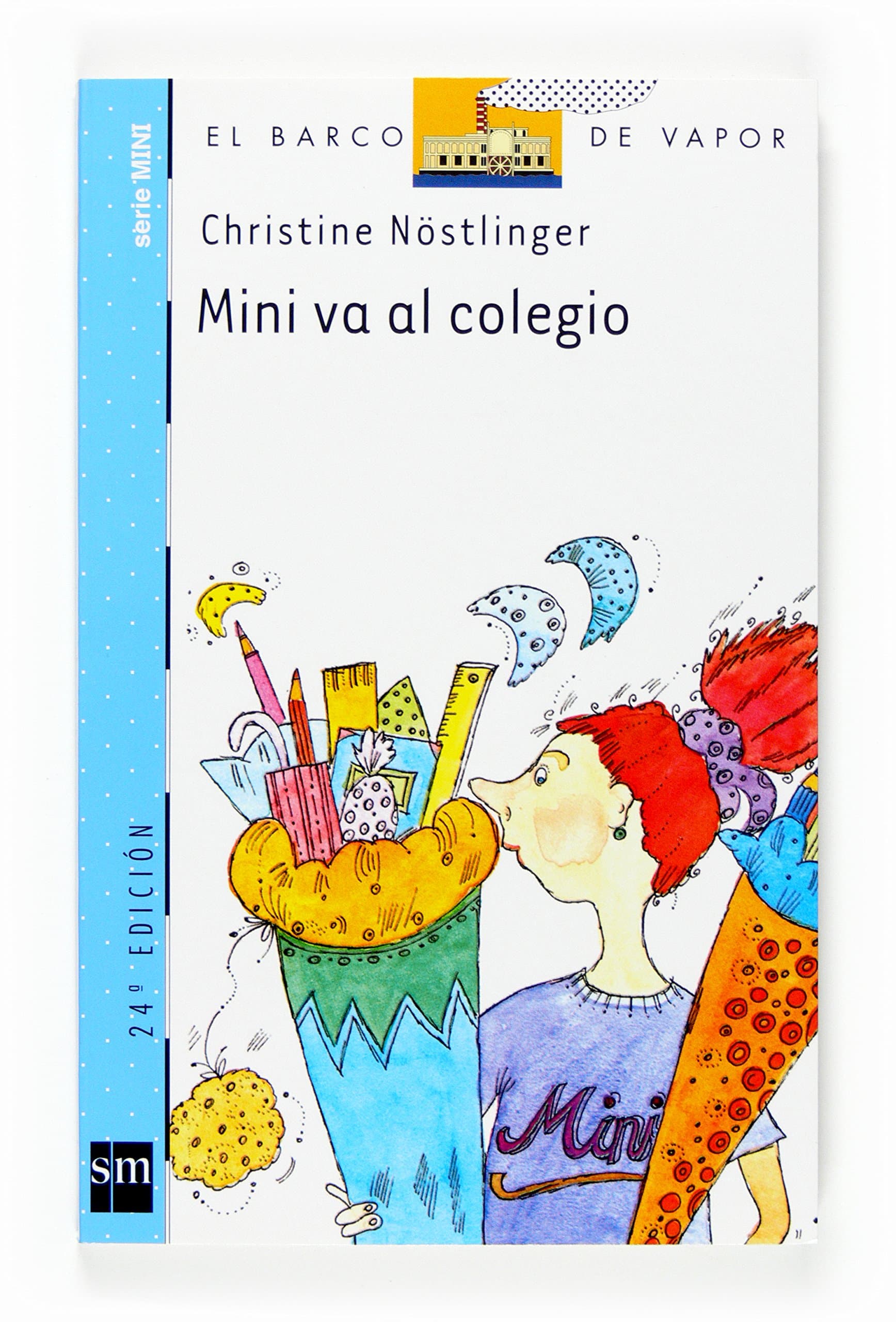 Portada de Mini va al colegio (El Barco de Vapor Azul)