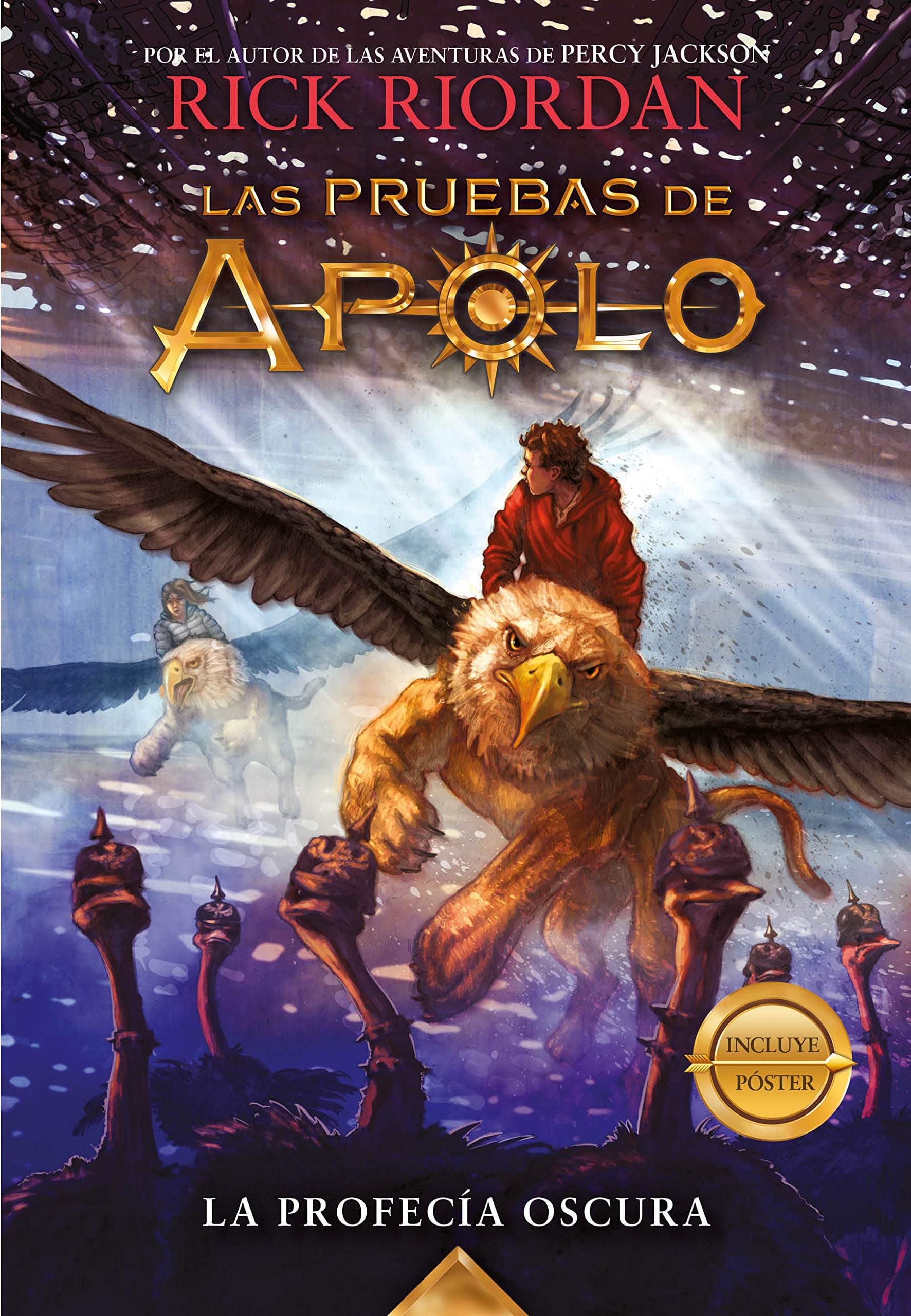 Portada de Las pruebas de Apolo 2 - La profecía oscura (Montena)
