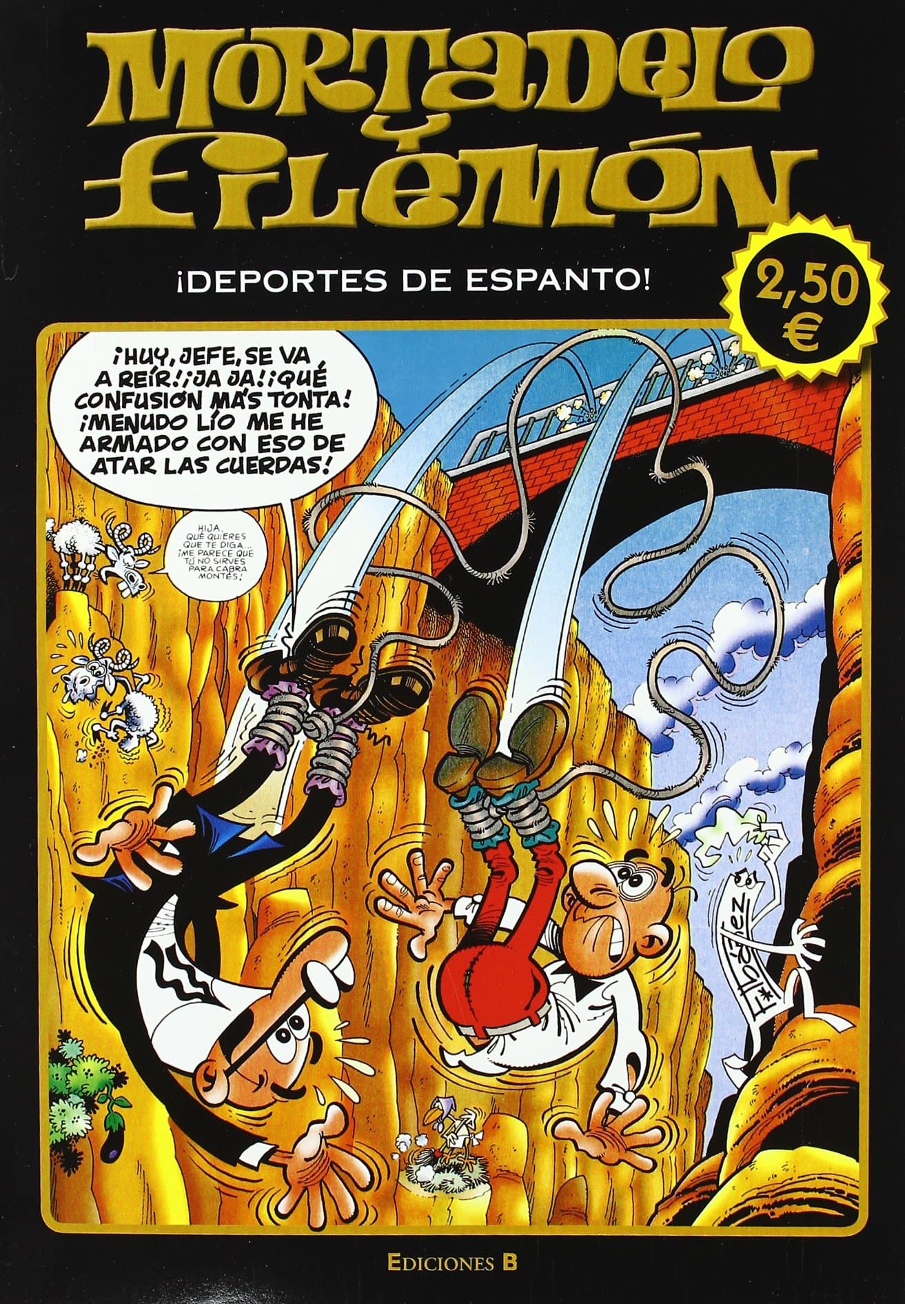 Portada de Mortadelo y Filemón: deportes de espanto