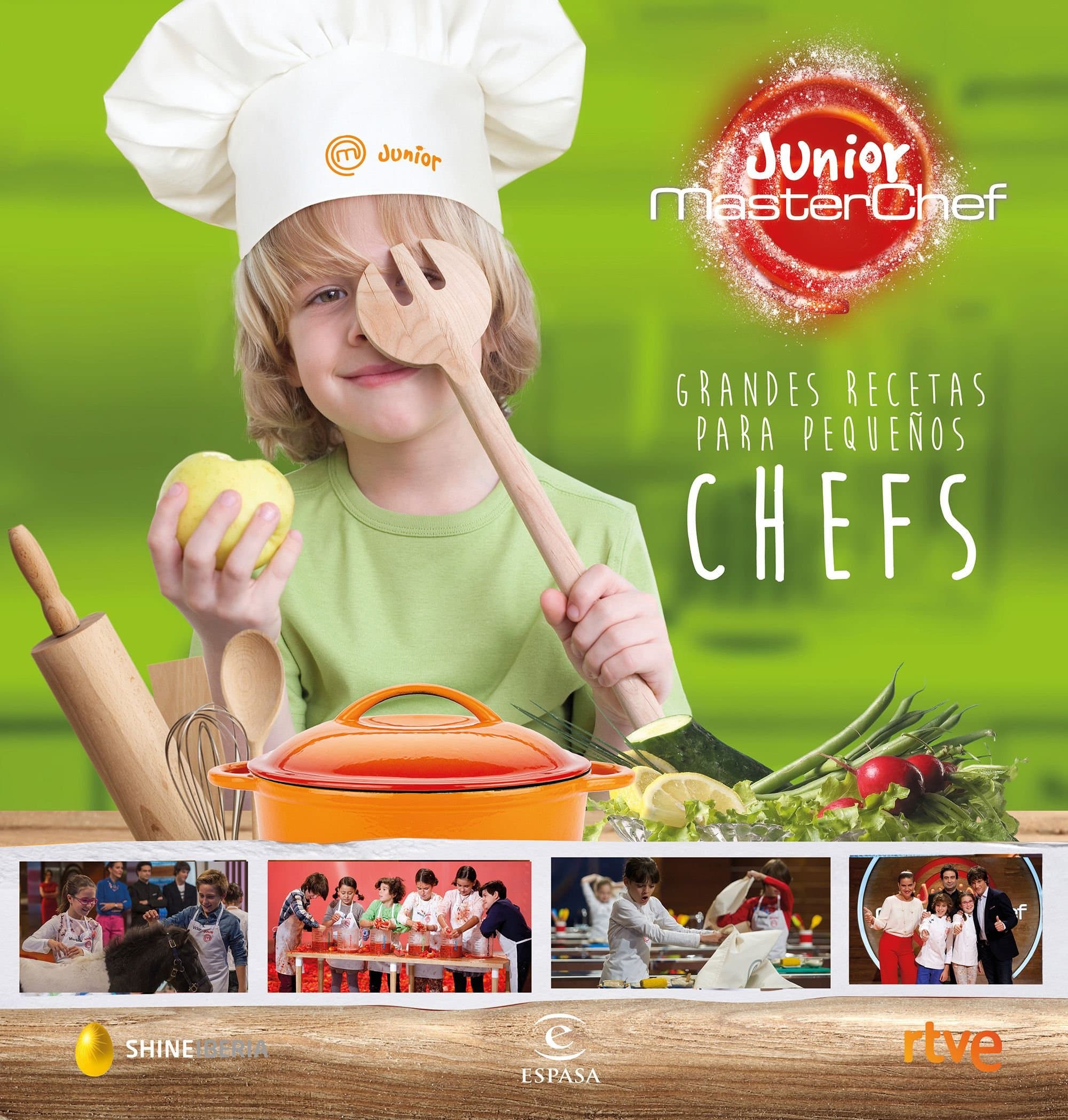 Portada de Grandes recetas para pequeños chefs (Espasa Gastronomía)