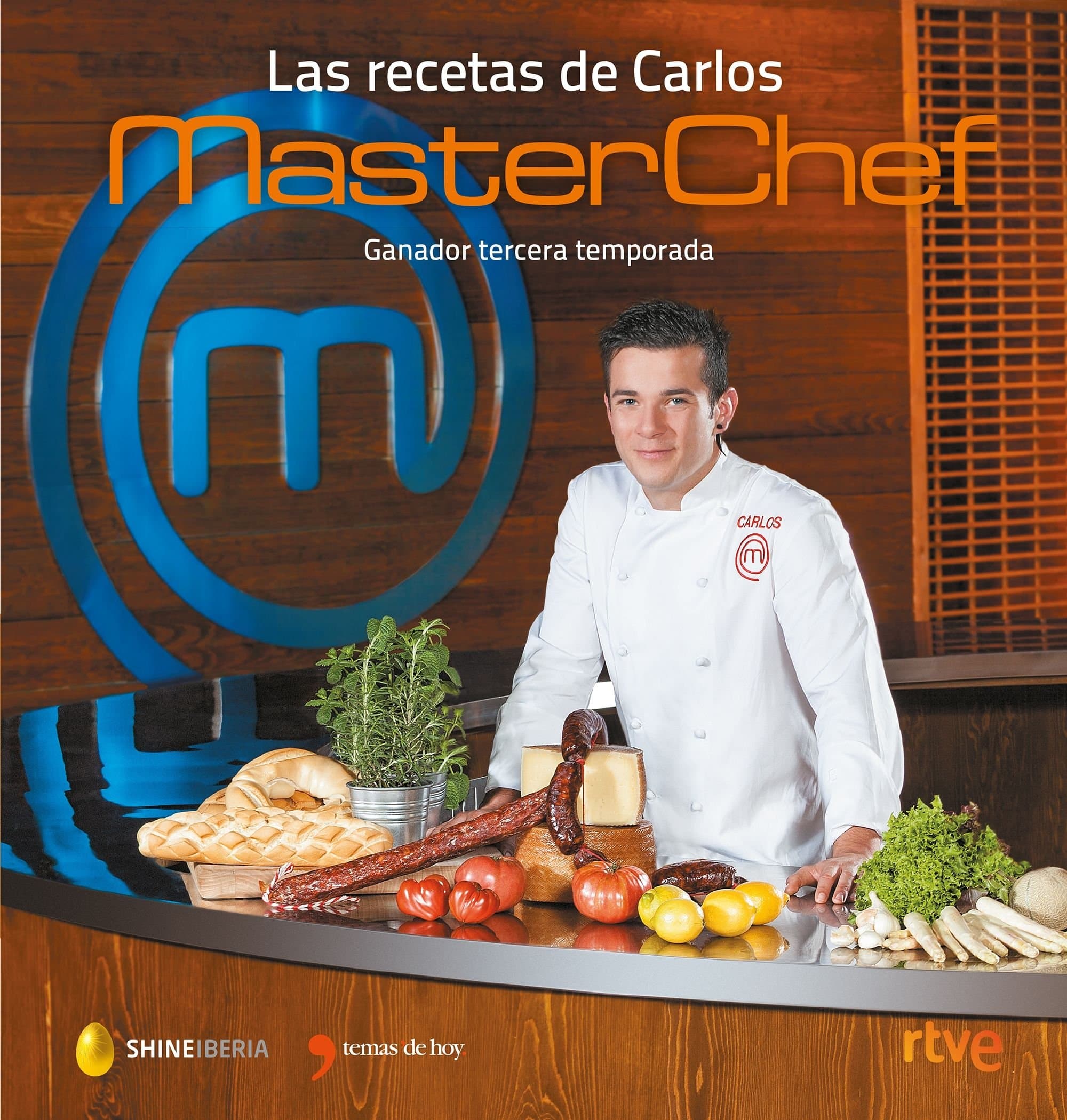 Portada de Las recetas de Carlos. MasterChef: Ganador tercera temporada (GASTRONOMÍA)