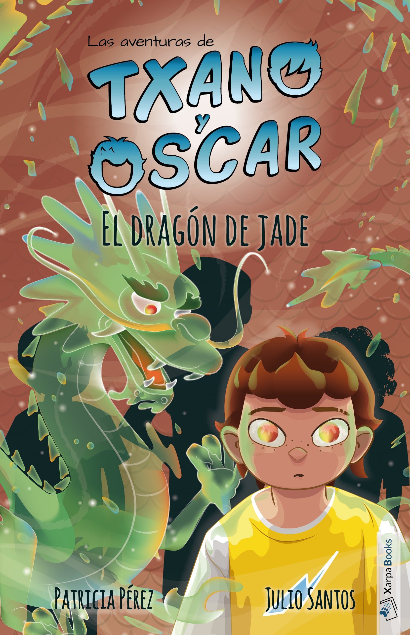 Portada de Txano y Óscar 3 - El dragón de jade: Libros de aventuras y misterio para niños (7 - 12 años) (Las aventuras de Txano y Óscar)
