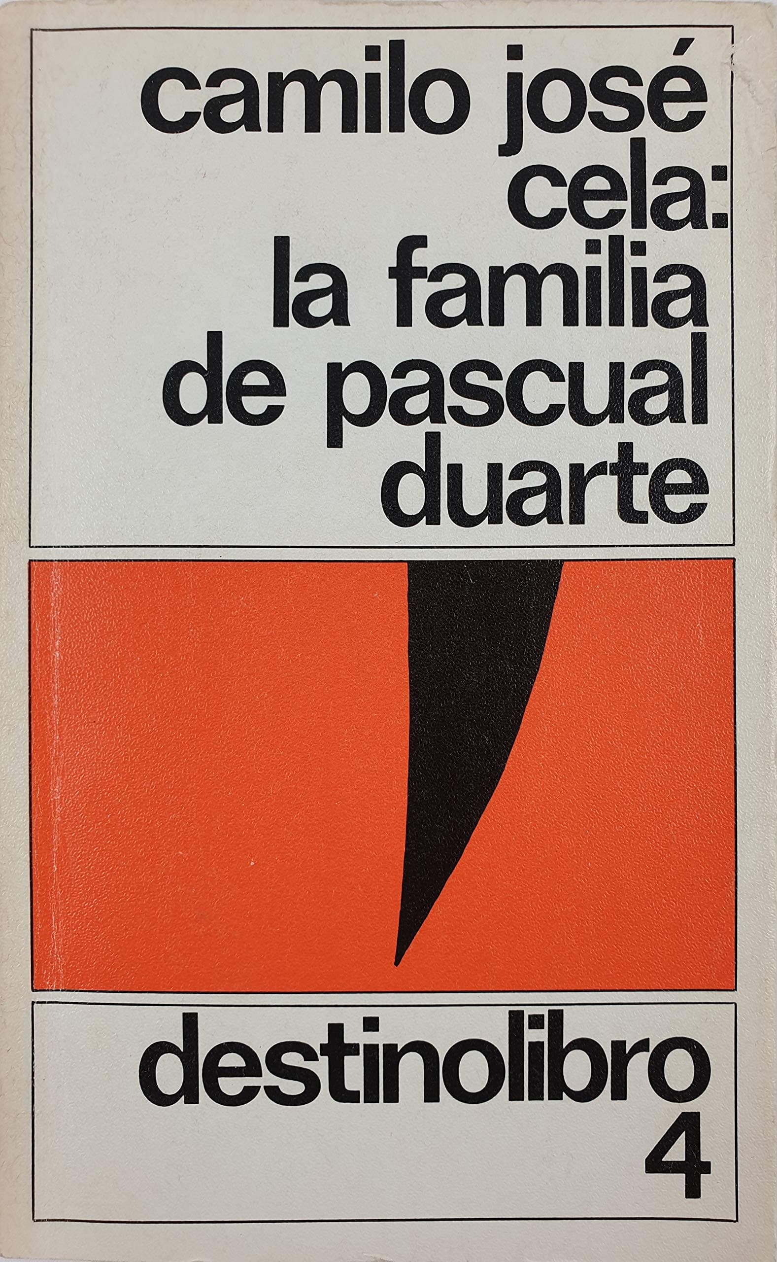 Portada de La familia de Pascual Duarte