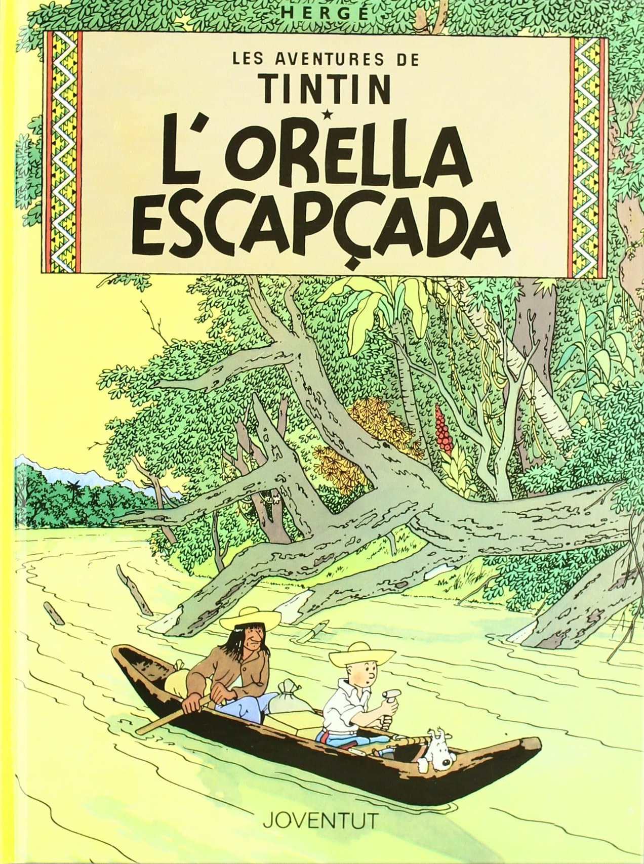 Portada de L'orella escapçada (LES AVENTURES DE TINTIN CATALA)