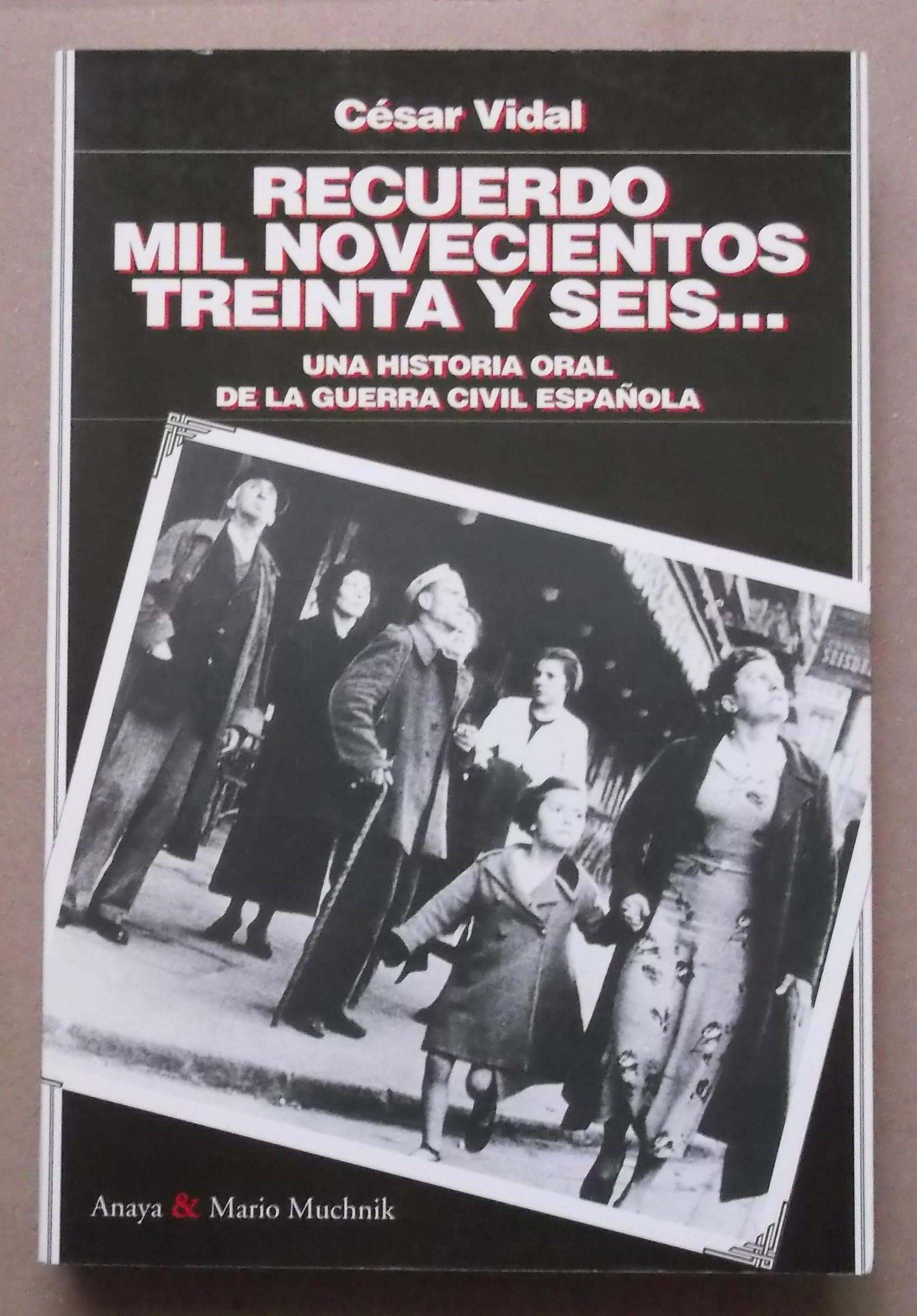Portada de Recuerdos 1936