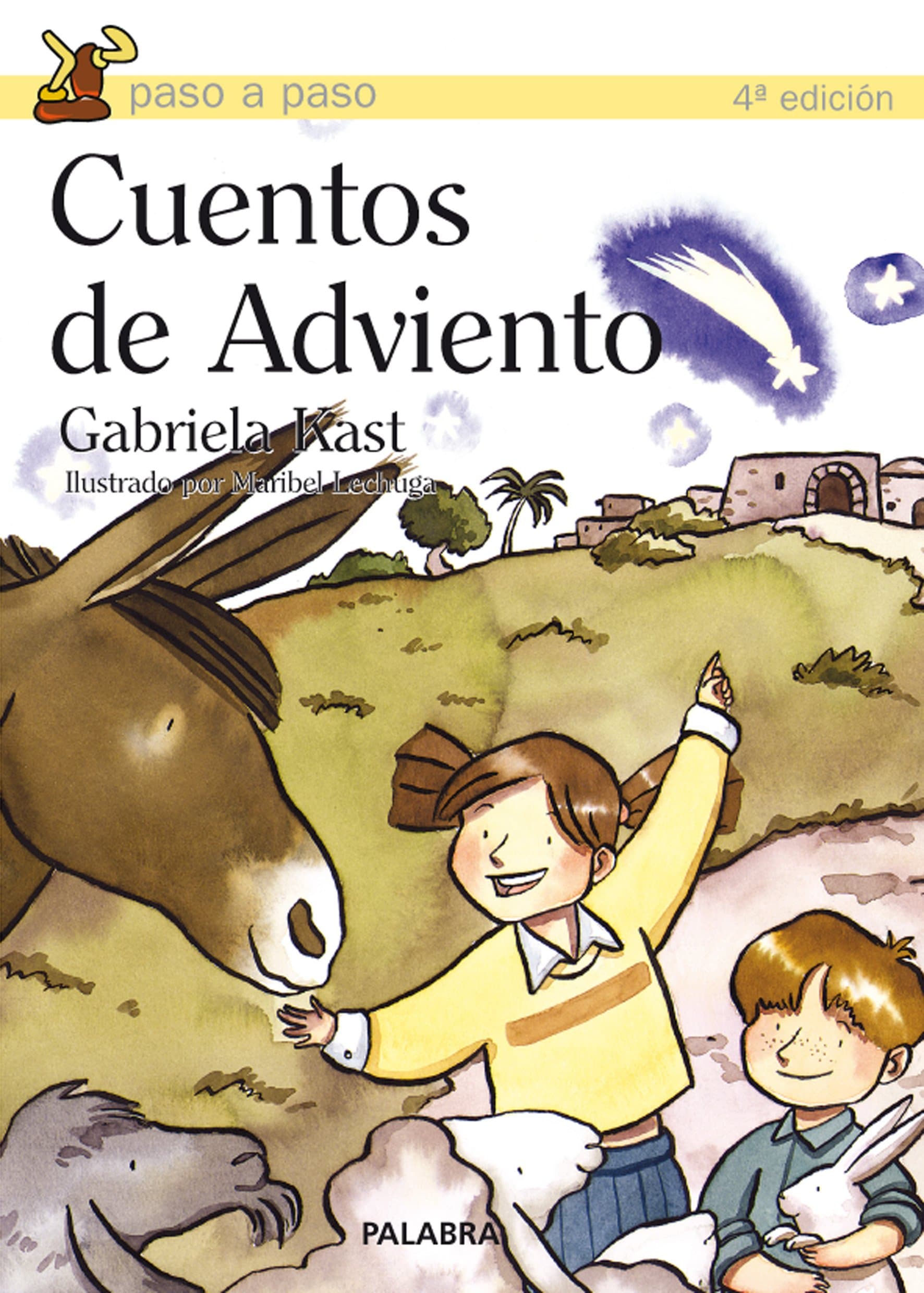 Portada de Cuentos de Adviento (Paso a paso)