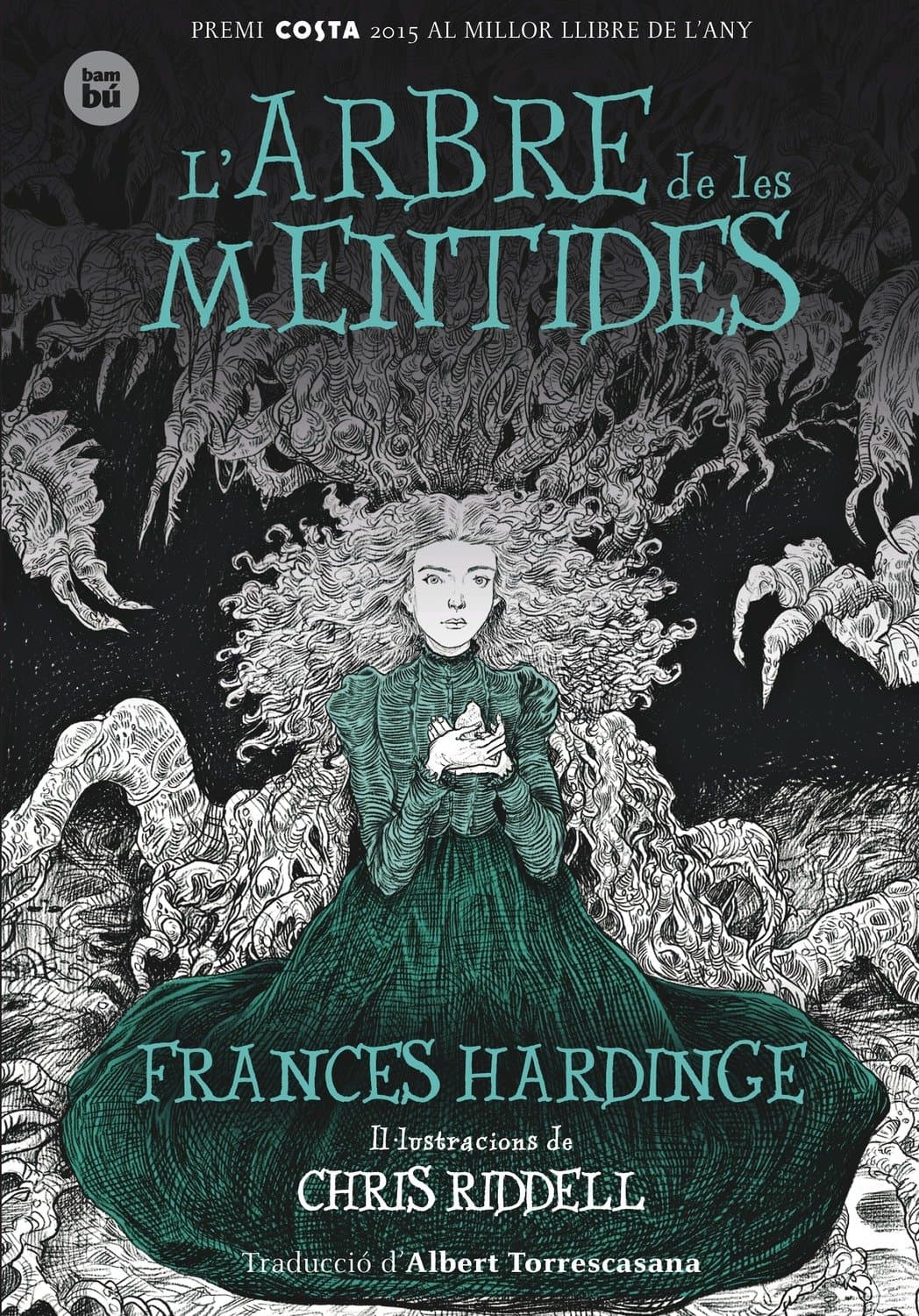 Portada de L'arbre de les mentides (Biblioteca Frances Hardinge)