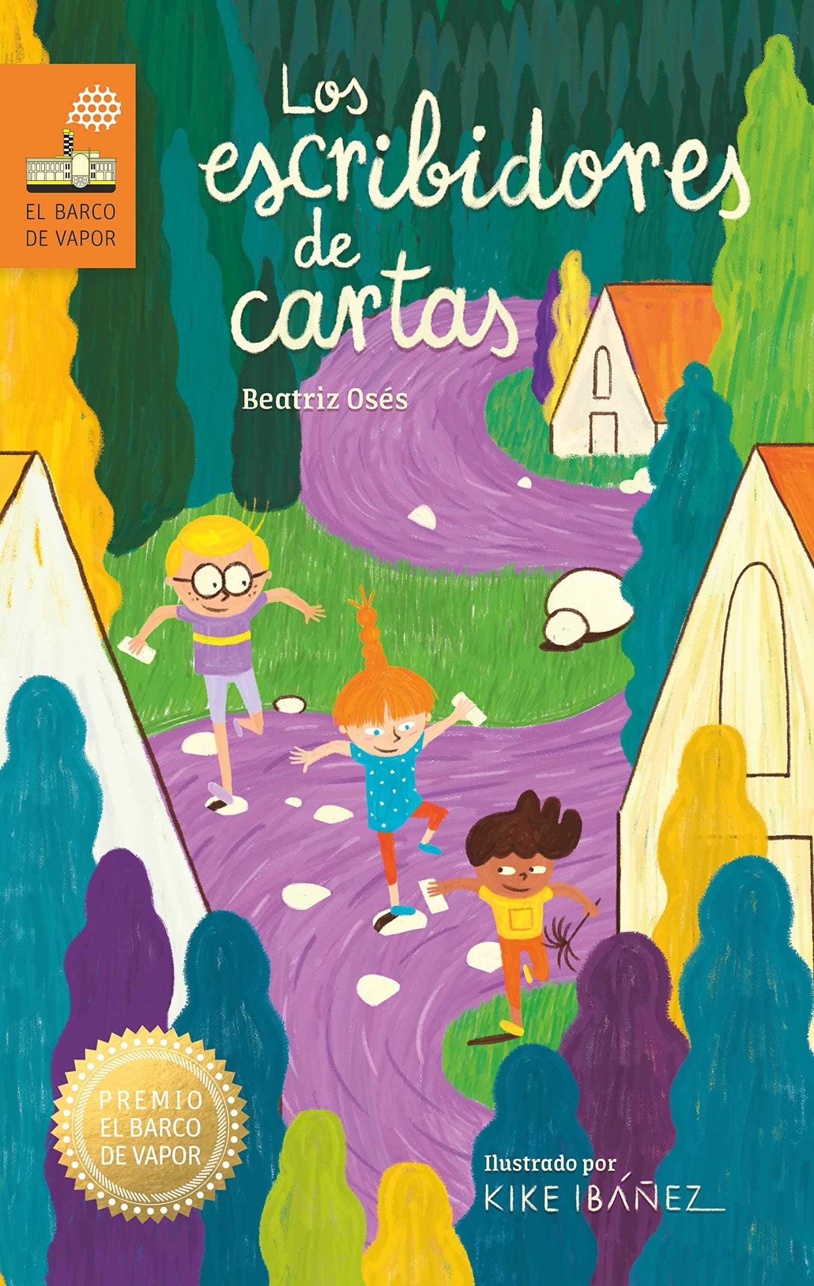 Portada de Los escribidores de cartas (Cartoné) (El Barco de Vapor Naranja)