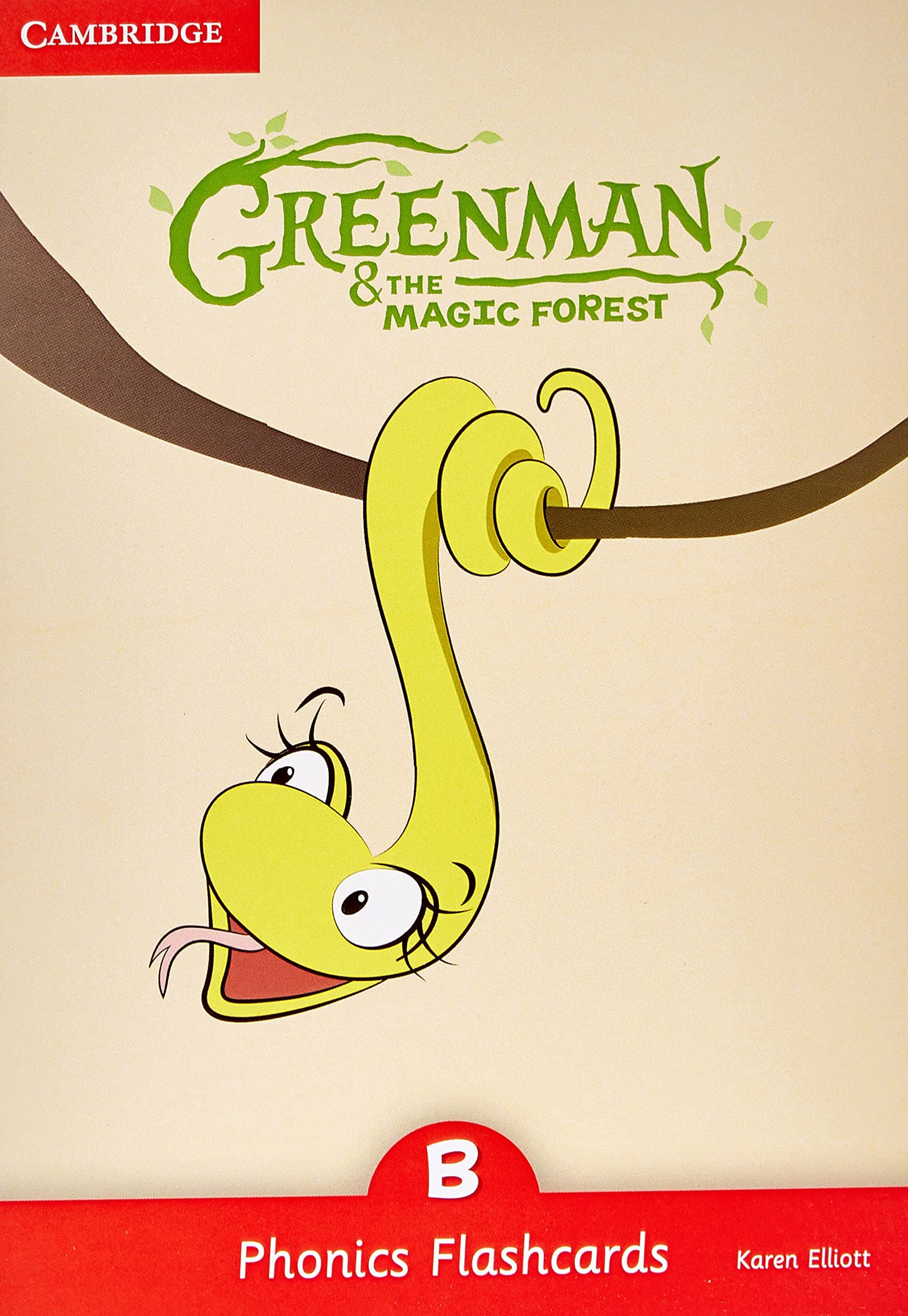 Portada de Greenman and the Magic Forest B Phonics Flashcards (Pack of 34) - 9788490368398