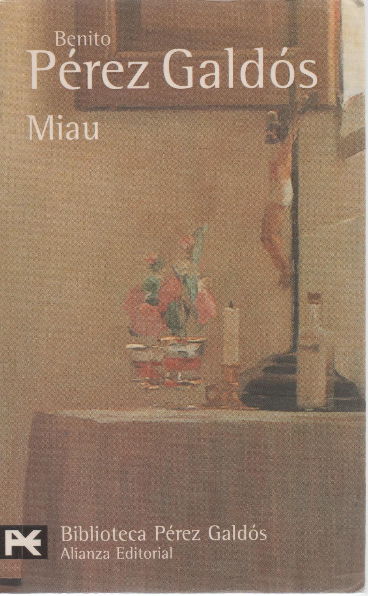 Portada de Miau (El Libro De Bolsillo - Bibliotecas De Autor - Biblioteca Pérez Galdós)
