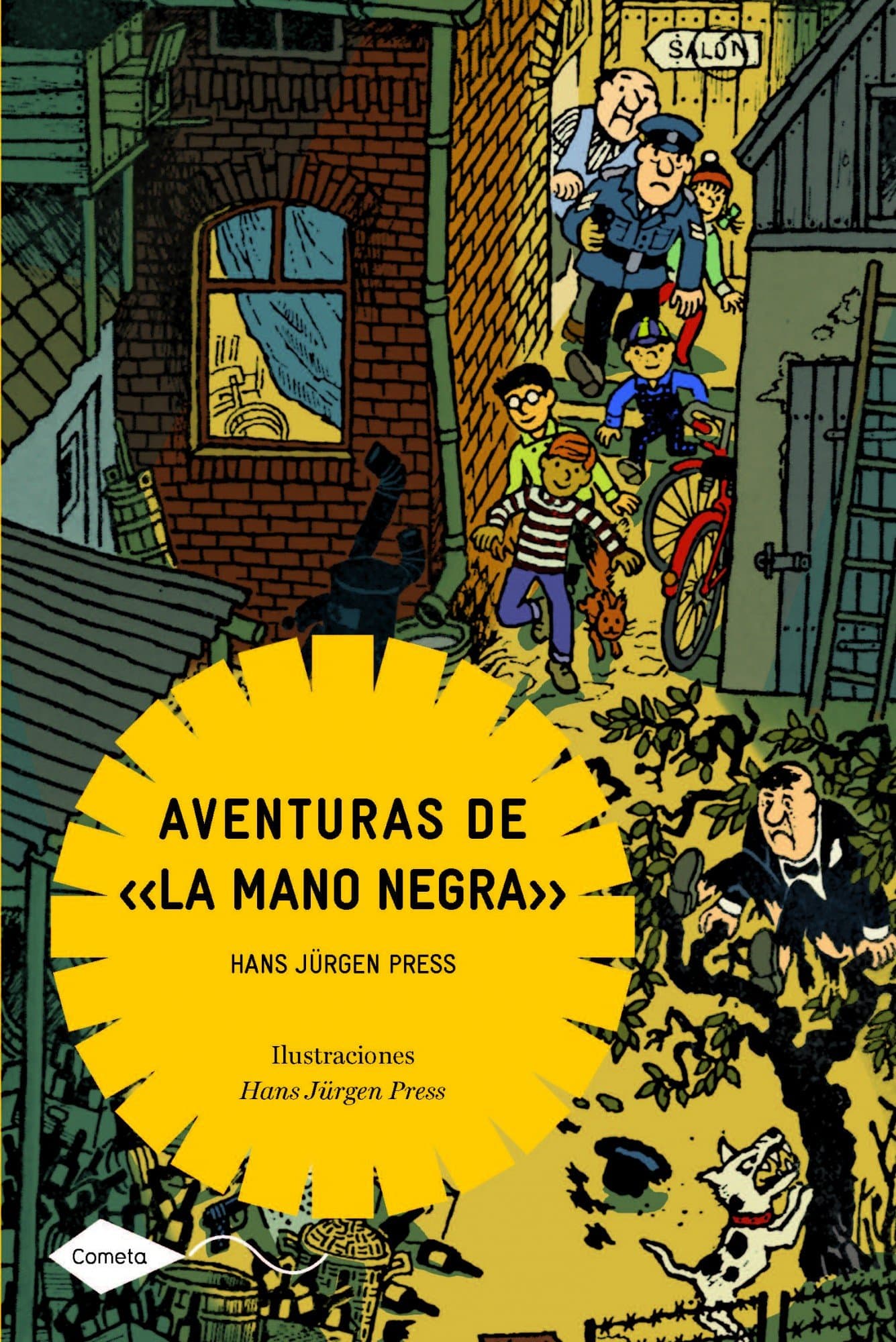Portada de Aventuras de "la mano negra" (Cometa +10)