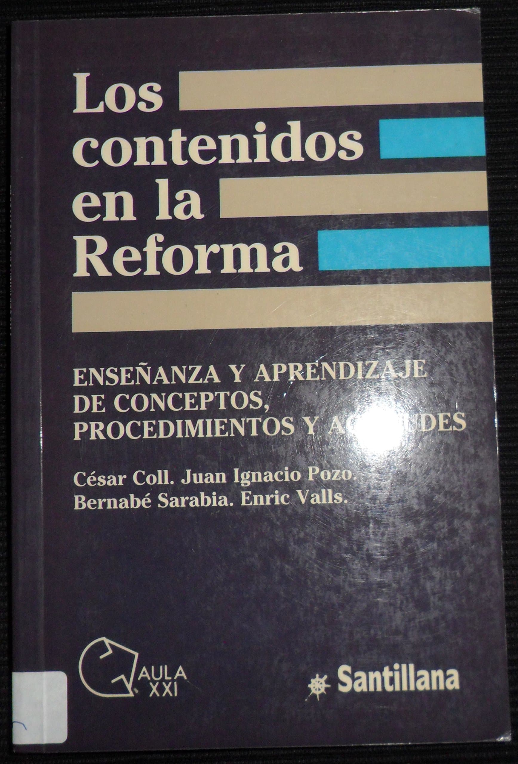 Portada de Los Contenidos En La Reforma