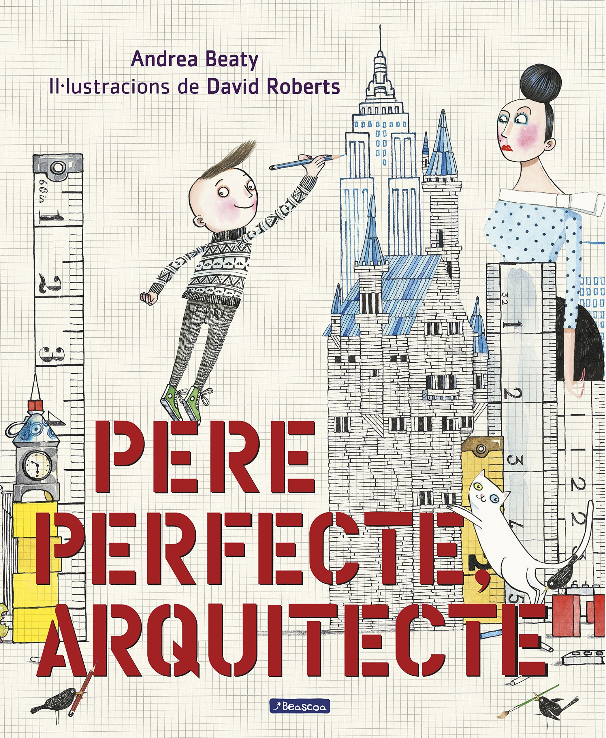 Portada de Pere Perfecte, arquitecte (Els Preguntaires) (Contes infantils)