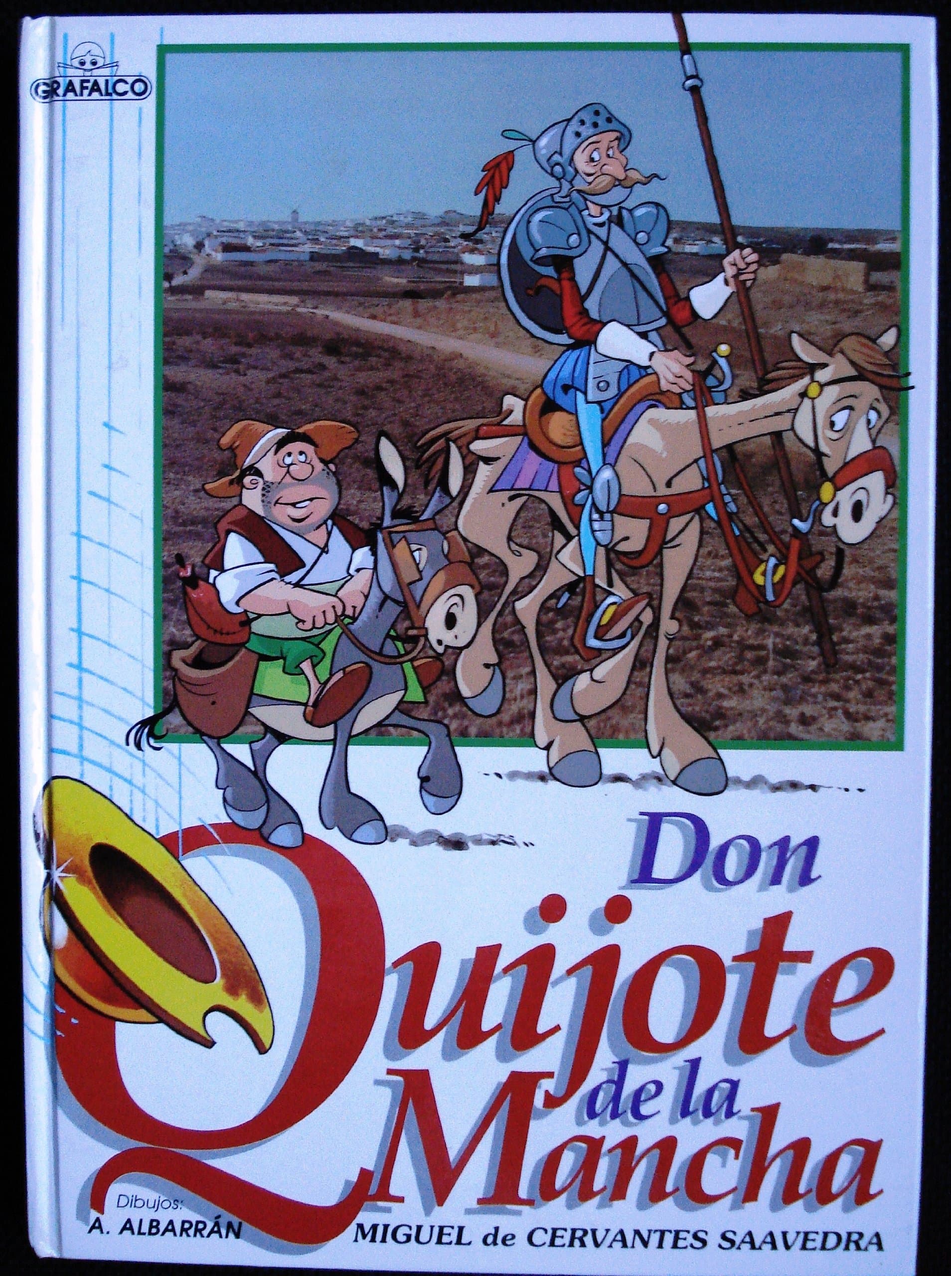 Portada de Don Quijote de La Mancha