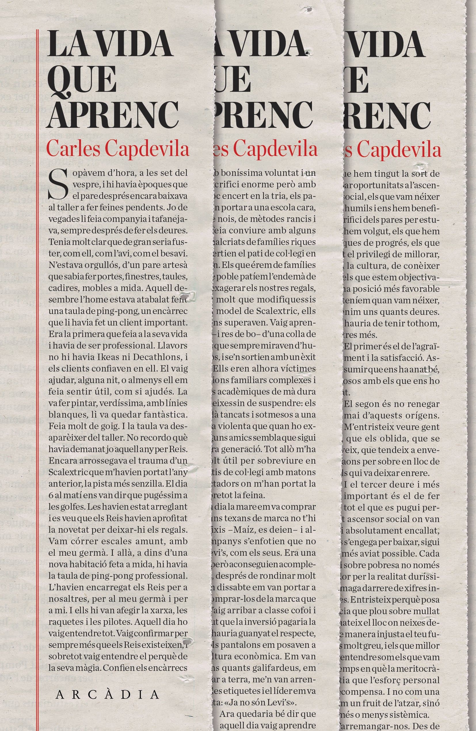 Portada de La vida que aprenc (SIN COLECCION)