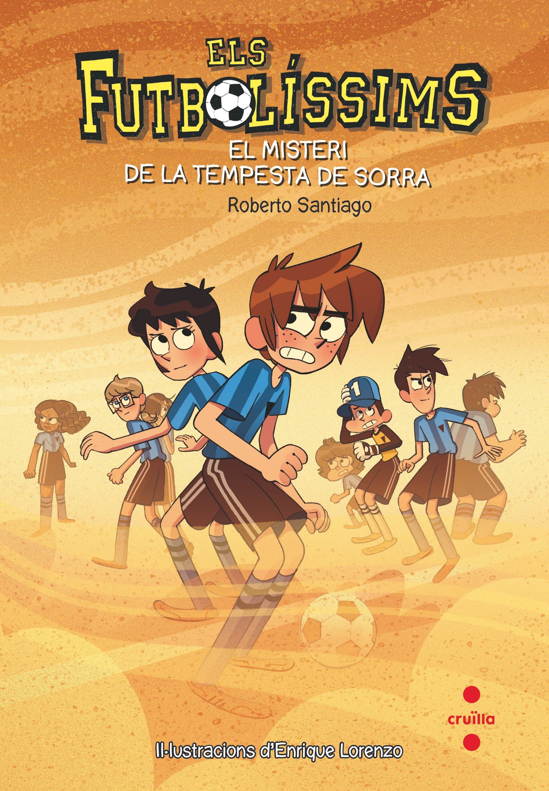 Portada de Els Futbolíssims 14: El misteri de la tempesta de sorra