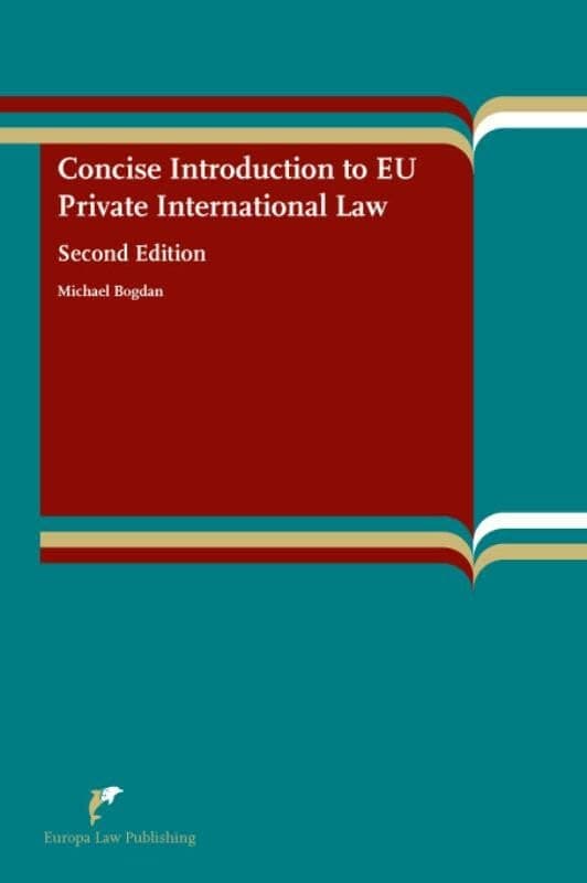 Portada de Concise introduction to EU private international law