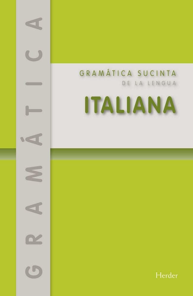 Portada de Gramática sucinta de la lengua italiana (2ª ed. - 2016) (fuera de colección)