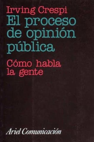 Portada de El proceso de opinión pública : cómo habla la gente