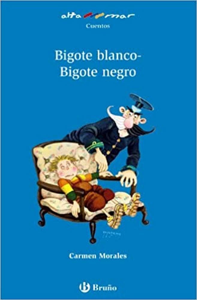 Portada de Bigote blanco-Bigote negro (Castellano - A Partir De 6 Años - Altamar)